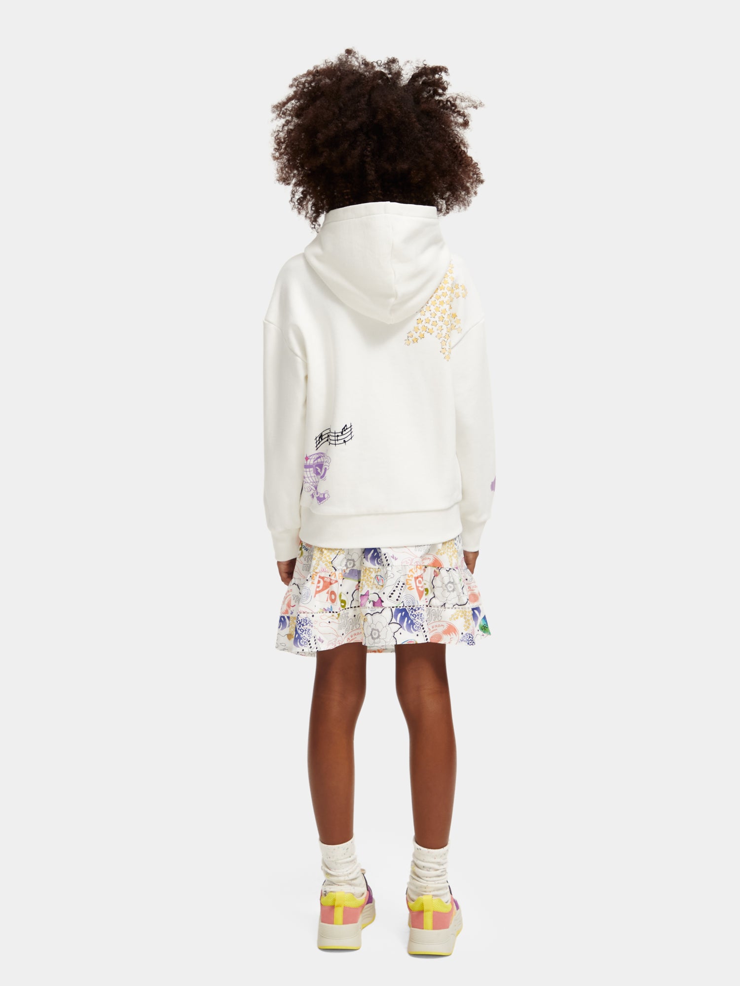 Loose-fit artwork hoodie - Scotch & Soda AU