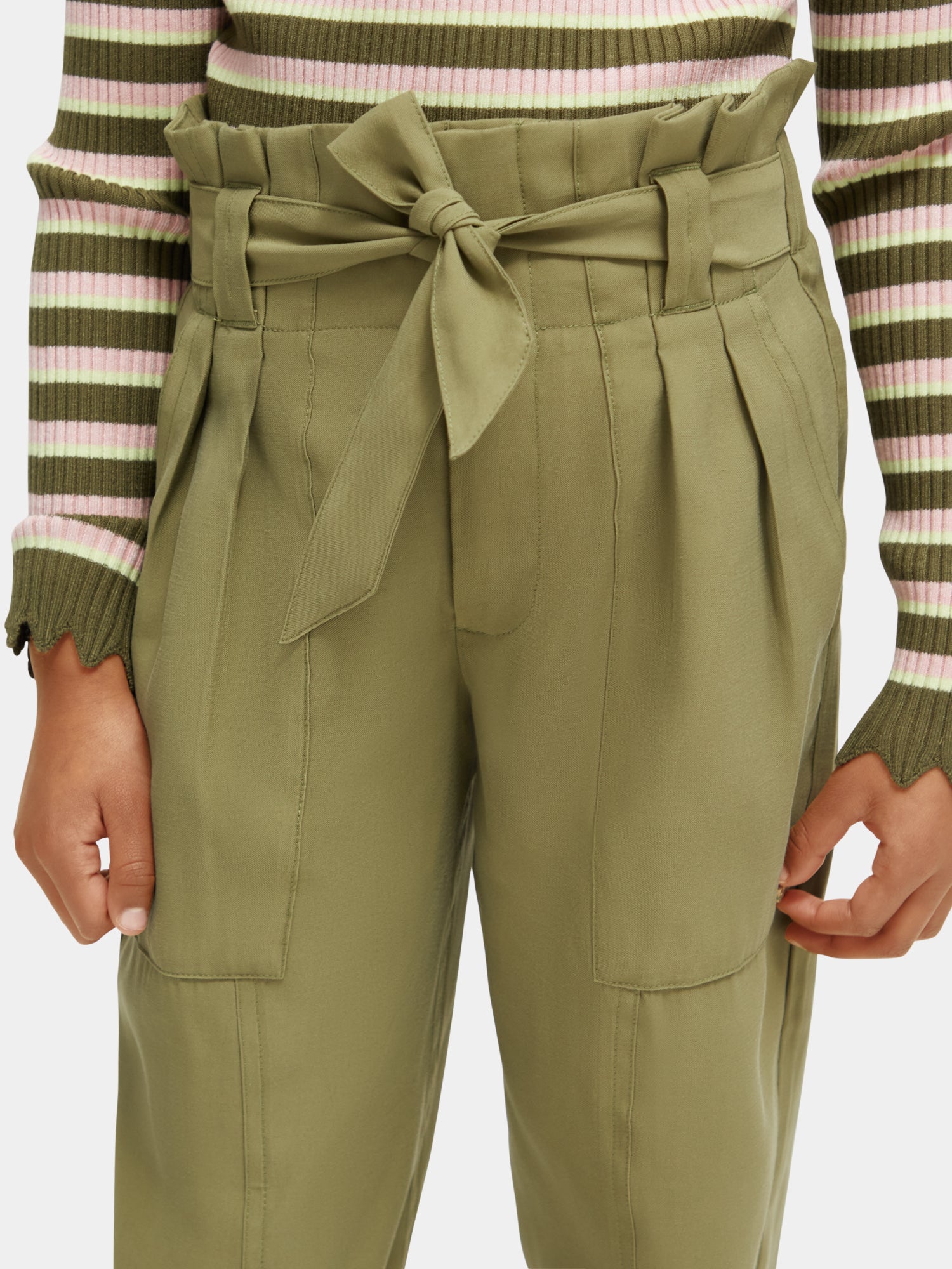 High-rise paper bag pants - Scotch & Soda AU