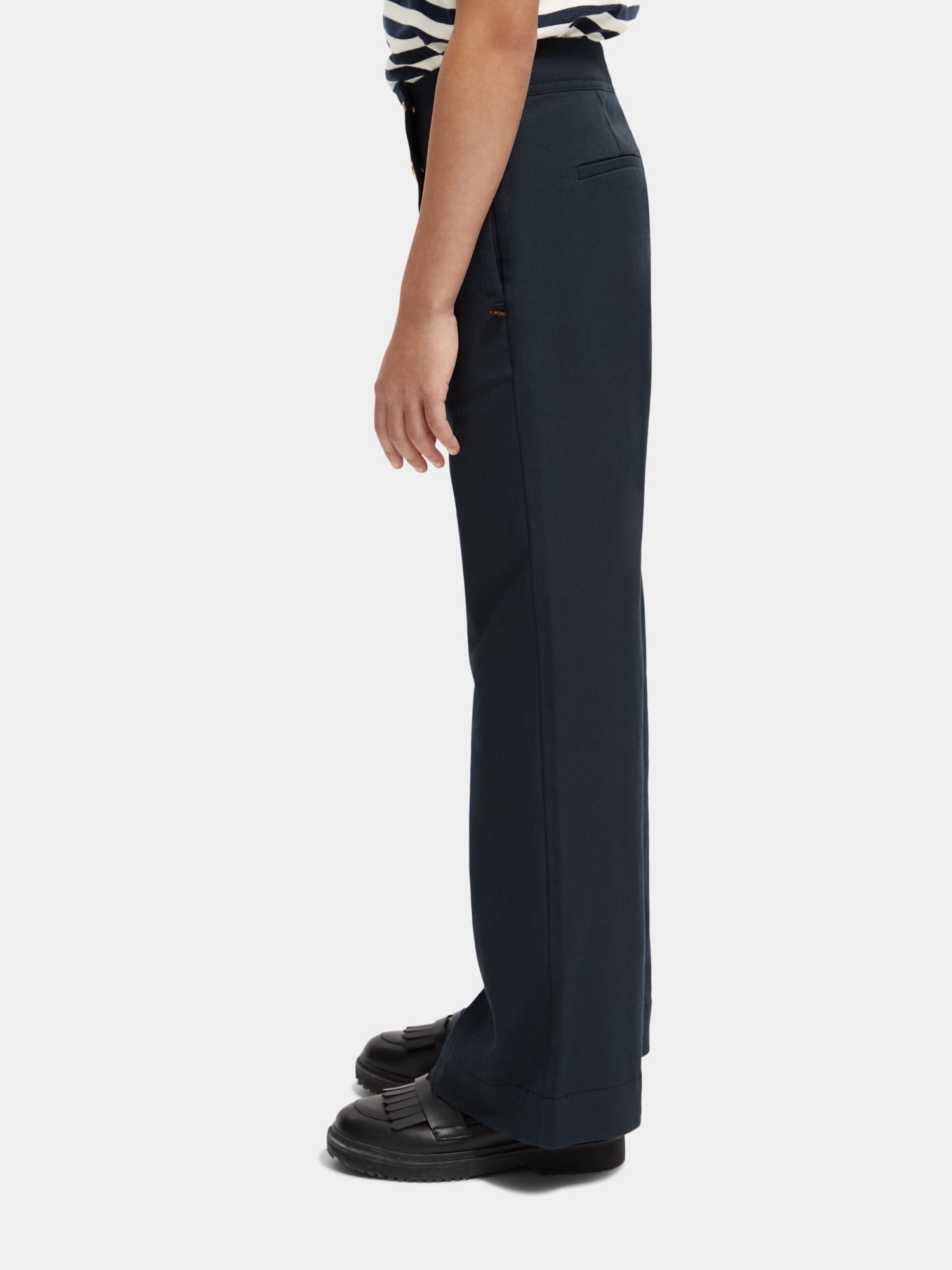 High-rise wide-leg sailor pants - Scotch & Soda AU