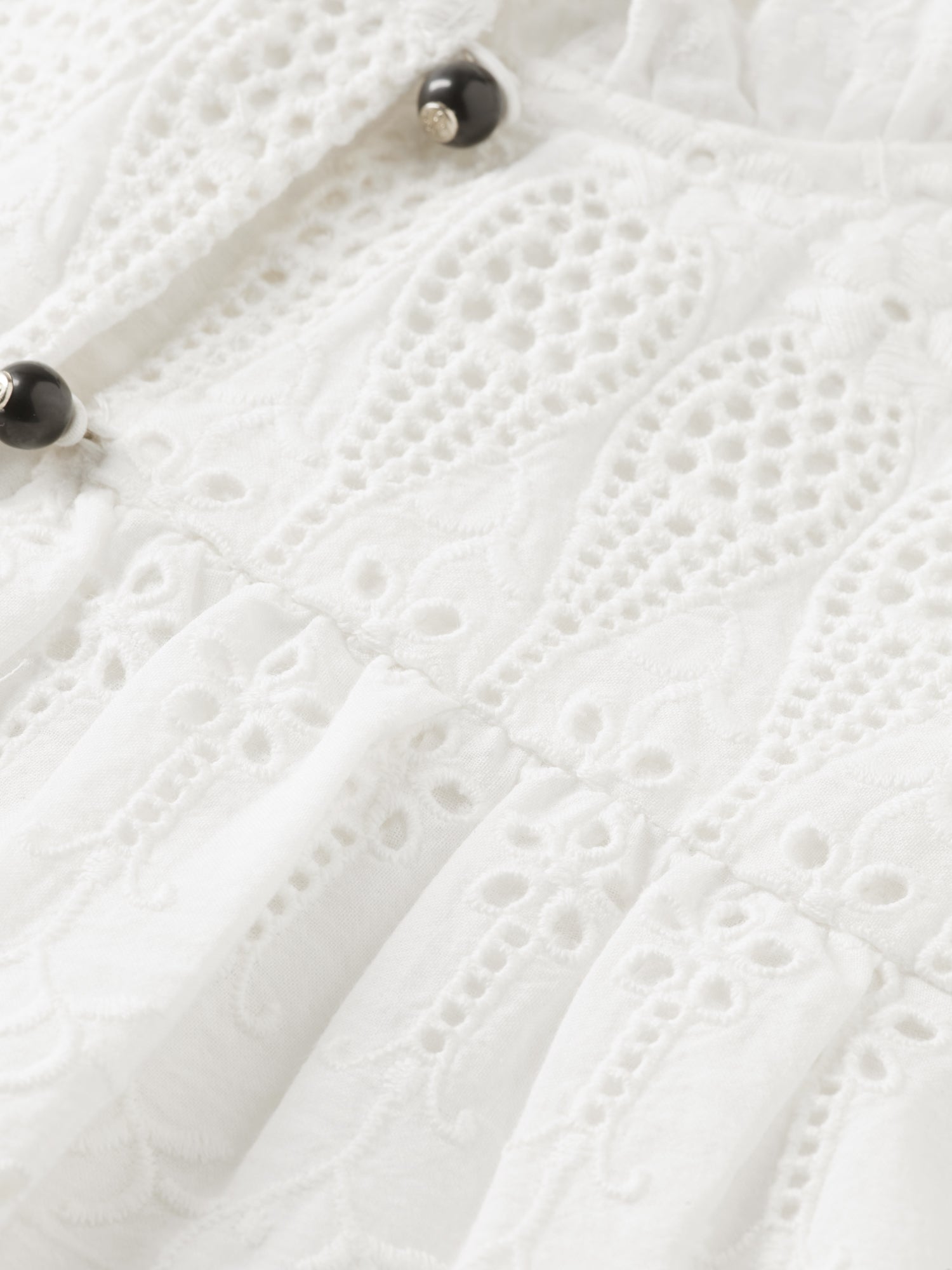 Ruffled broderie anglaise blouse - Scotch & Soda AU