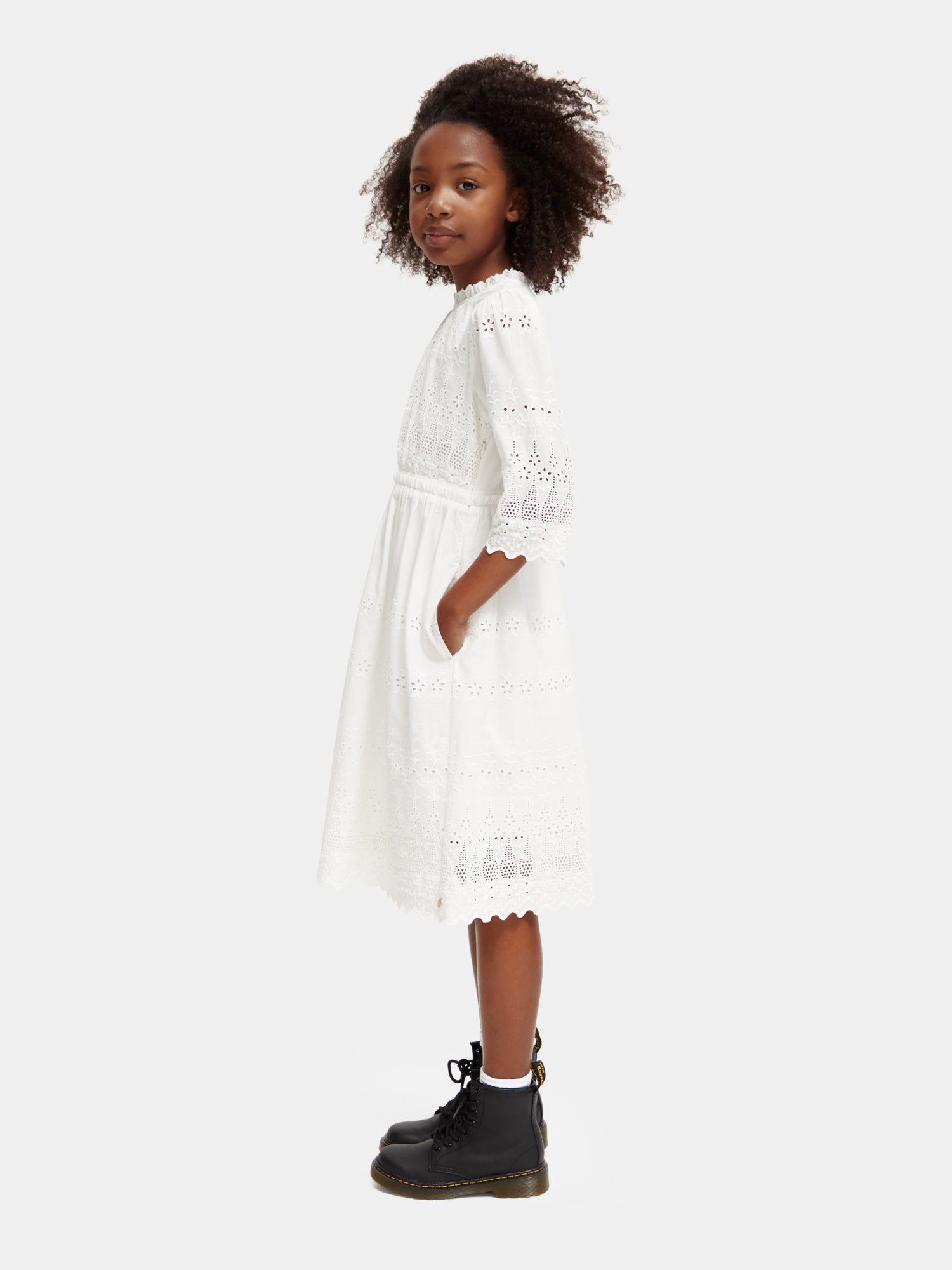 Broderie anglaise midi dress - Scotch & Soda AU
