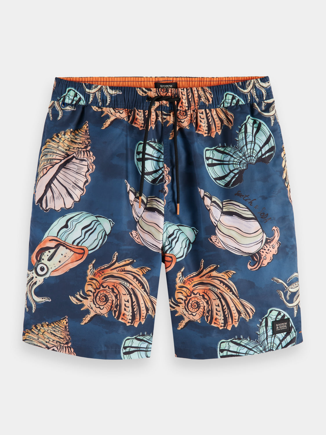 All-over printed longer-length swimshorts - Scotch & Soda AU