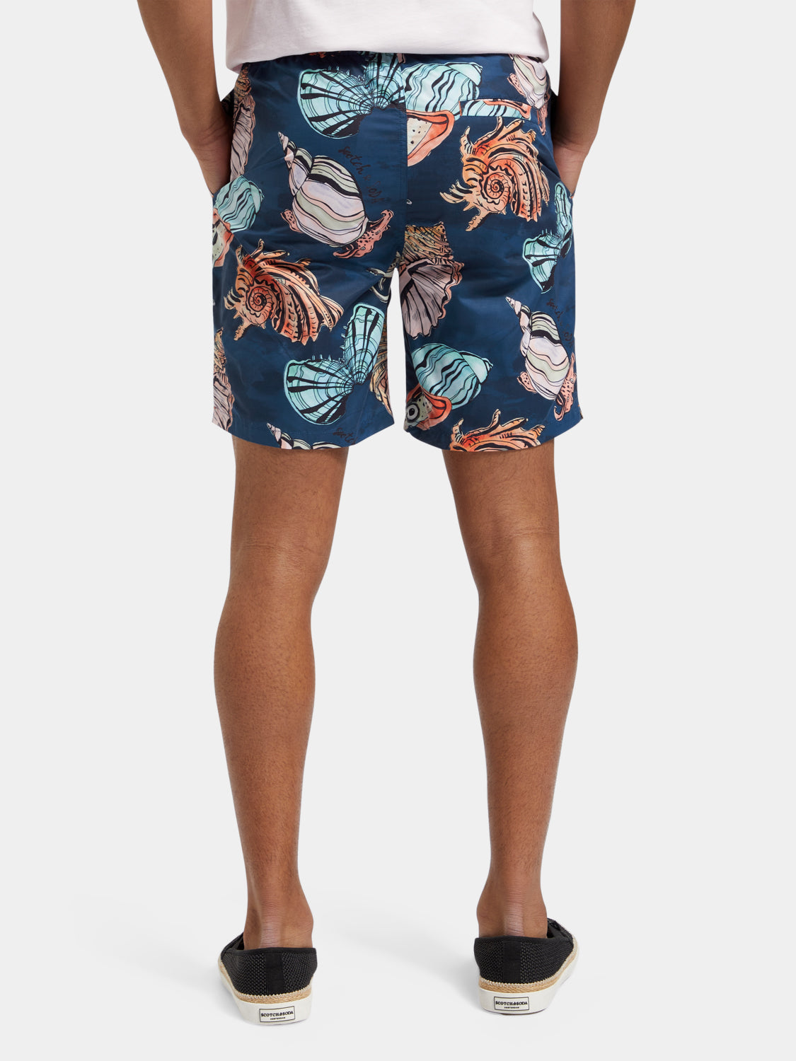 All-over printed longer-length swimshorts - Scotch & Soda AU