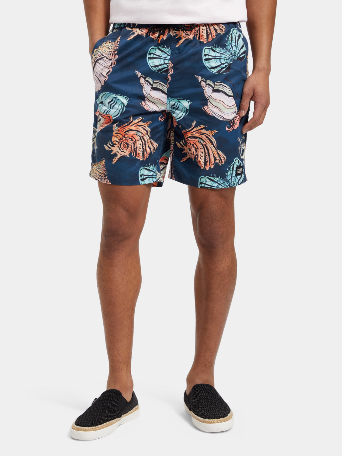 All-over printed longer-length swimshorts - Scotch & Soda AU