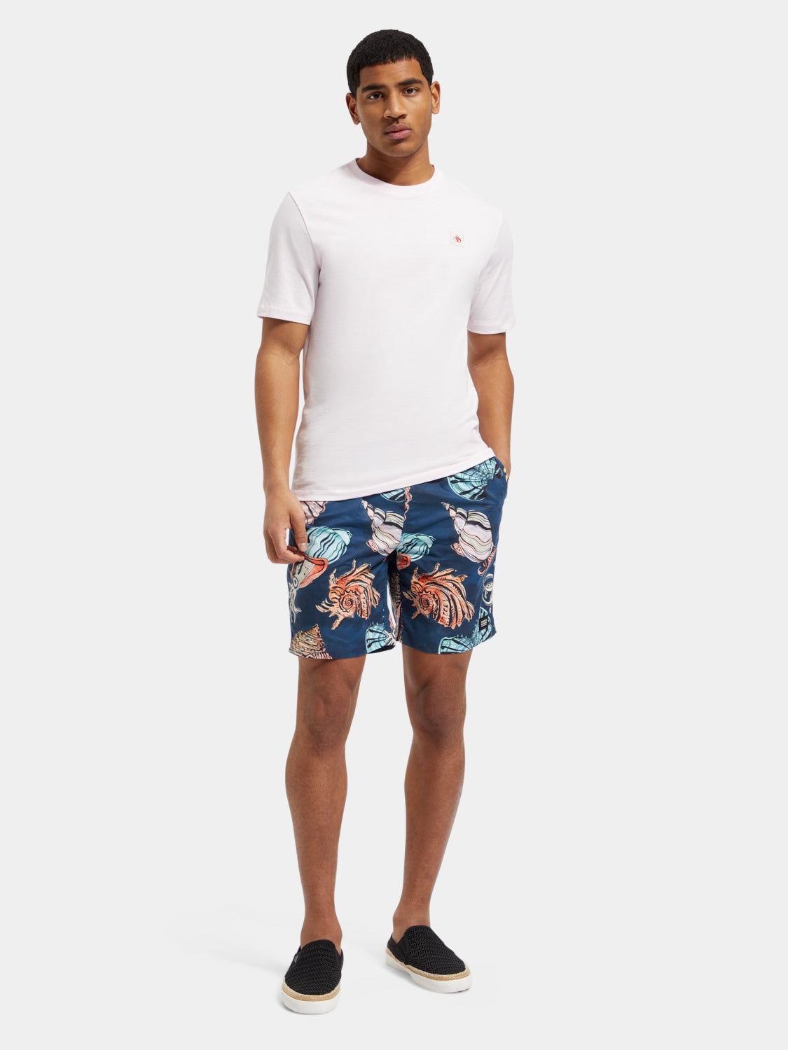 All-over printed longer-length swimshorts - Scotch & Soda AU
