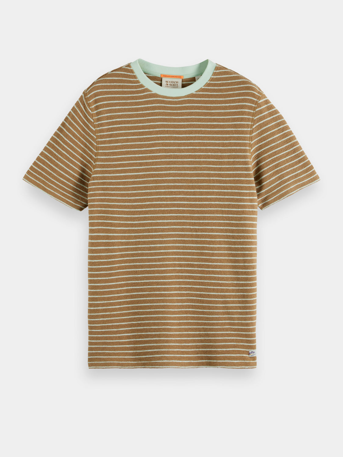 Structured striped t-shirt - Scotch & Soda AU
