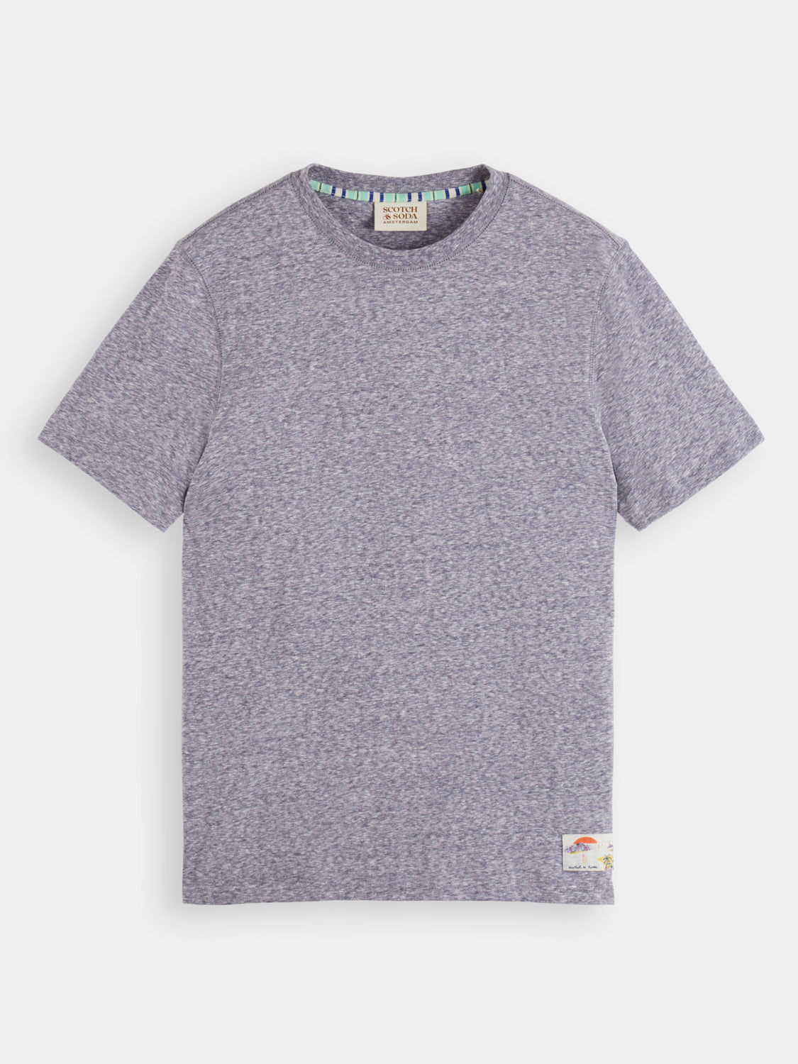 Melange crewneck t-shirt - Scotch & Soda AU