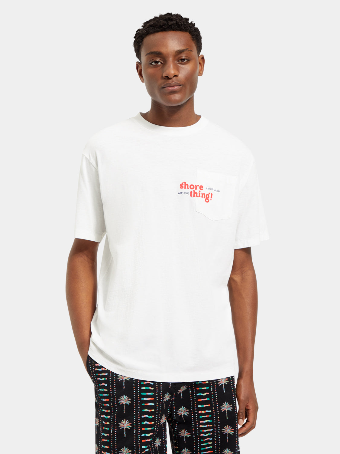Artwork pocket t-shirt - Scotch & Soda AU