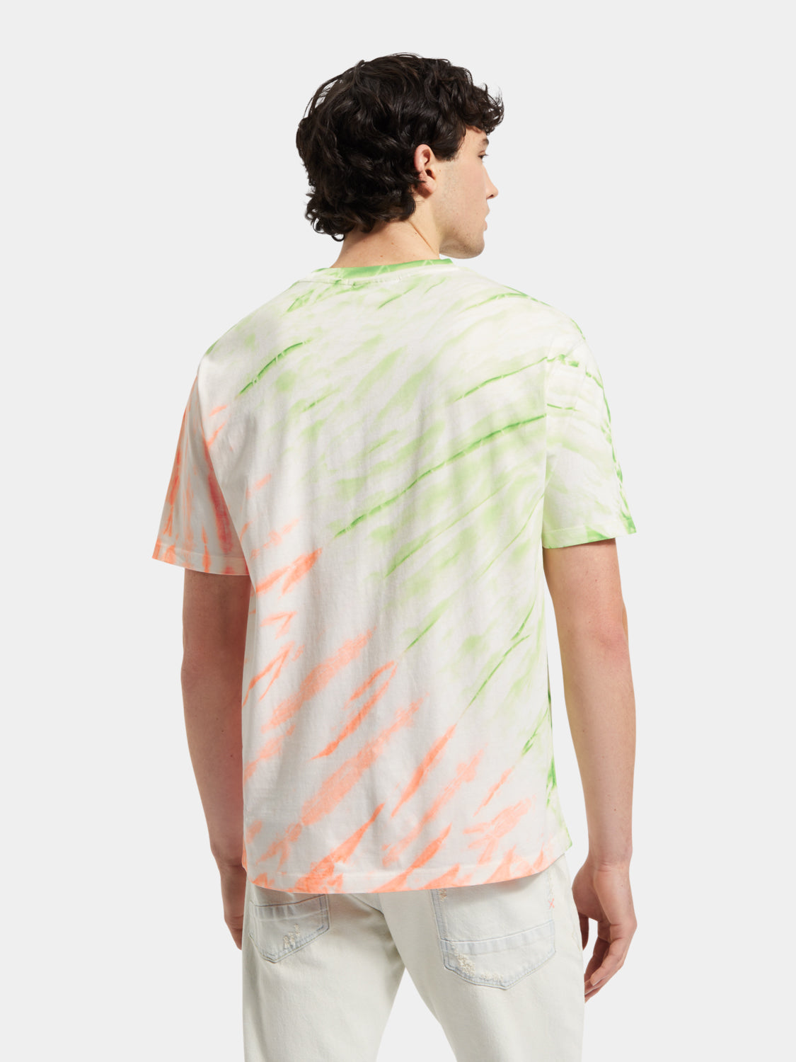 Diagonal tie-dyed t-shirt - Scotch & Soda AU