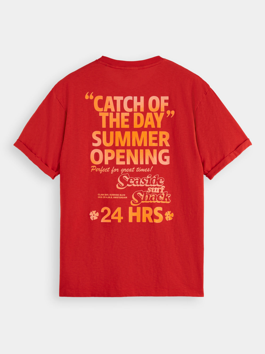 Front & back artwork t-shirt - Scotch & Soda AU