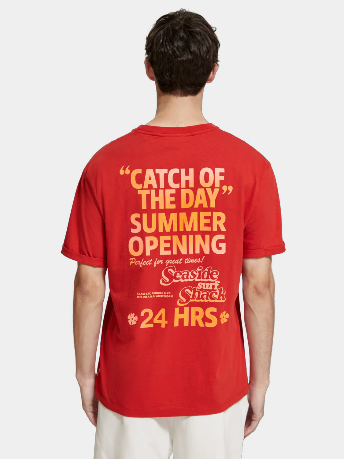 Front & back artwork t-shirt - Scotch & Soda AU