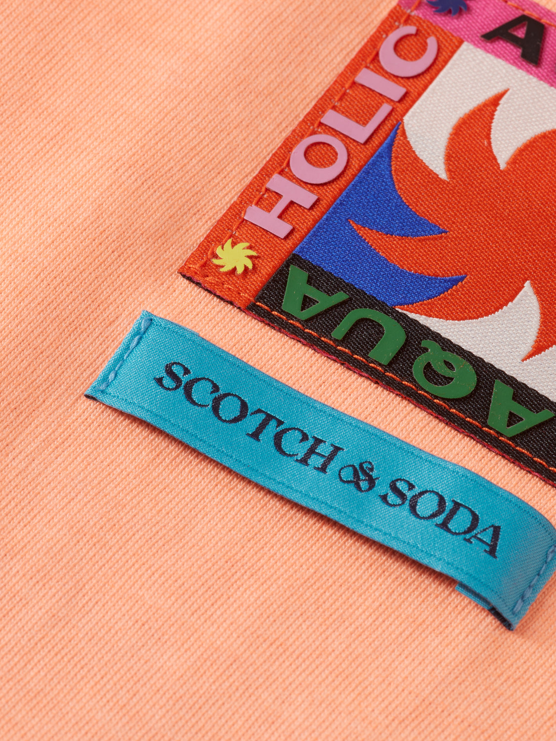 Two colour sprayed t-shirt - Scotch & Soda AU