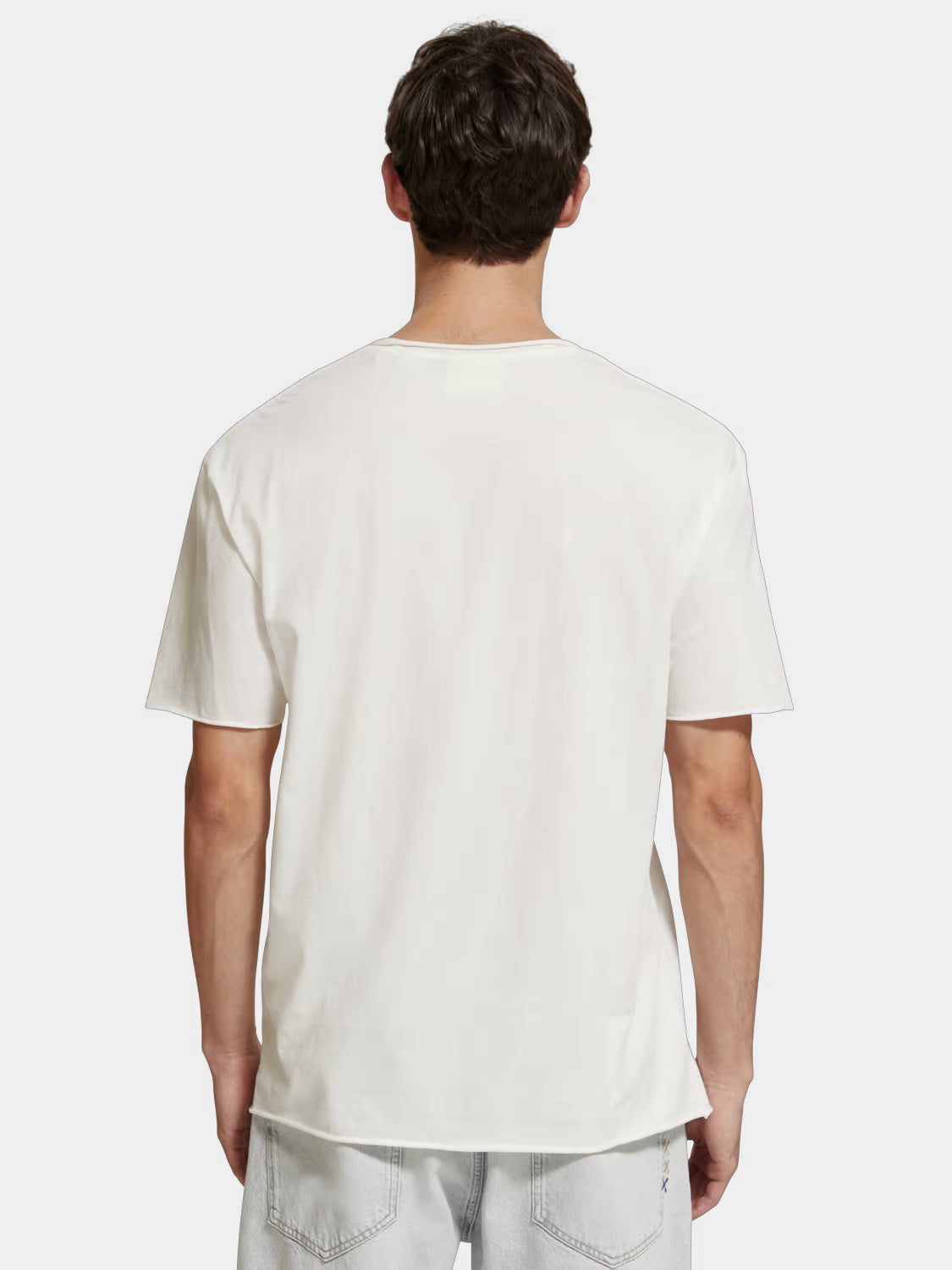 Raw edge t-shirt - Scotch & Soda AU