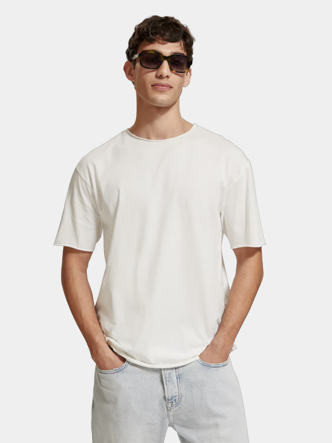Raw edge t-shirt - Scotch & Soda AU