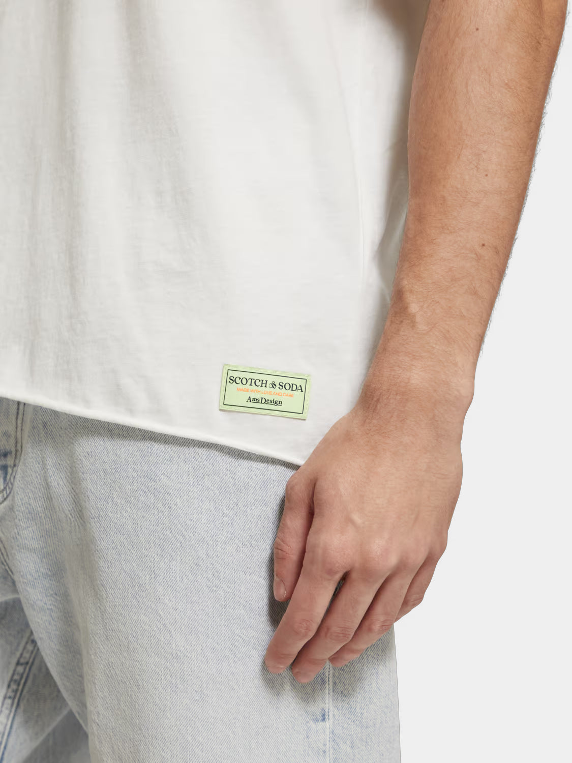 Raw edge t-shirt - Scotch & Soda AU