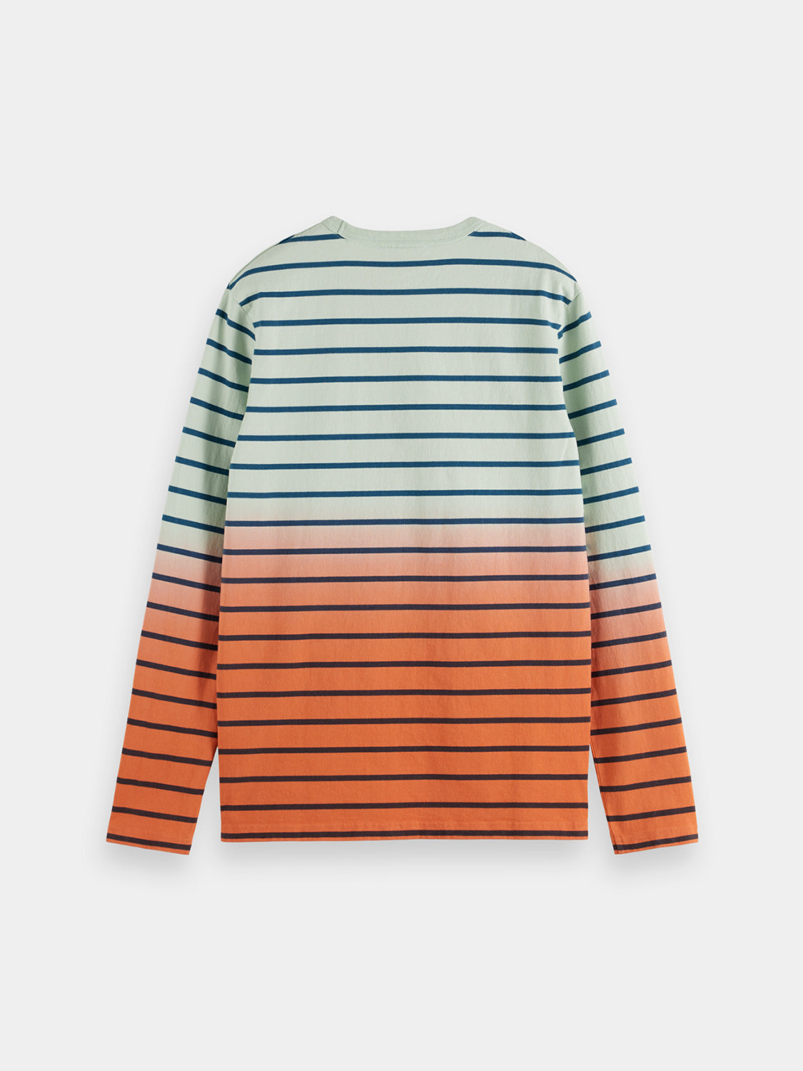 Dip-dyed striped t-shirt
