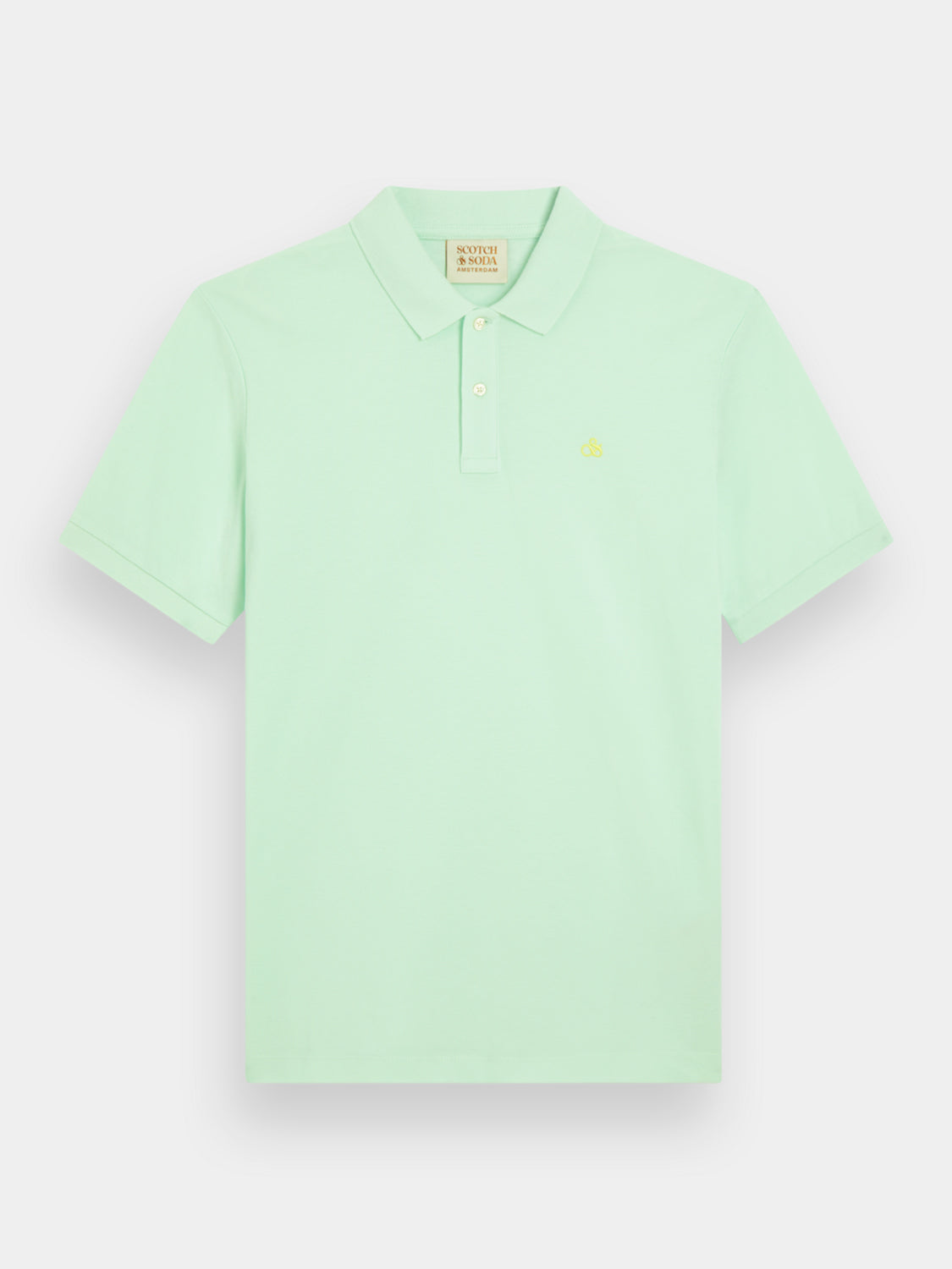 Organic cotton pique polo shirt - Scotch & Soda AU