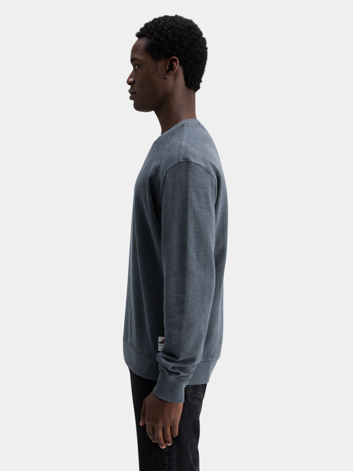 Garment-dyed structured sweatshirt - Scotch & Soda AU