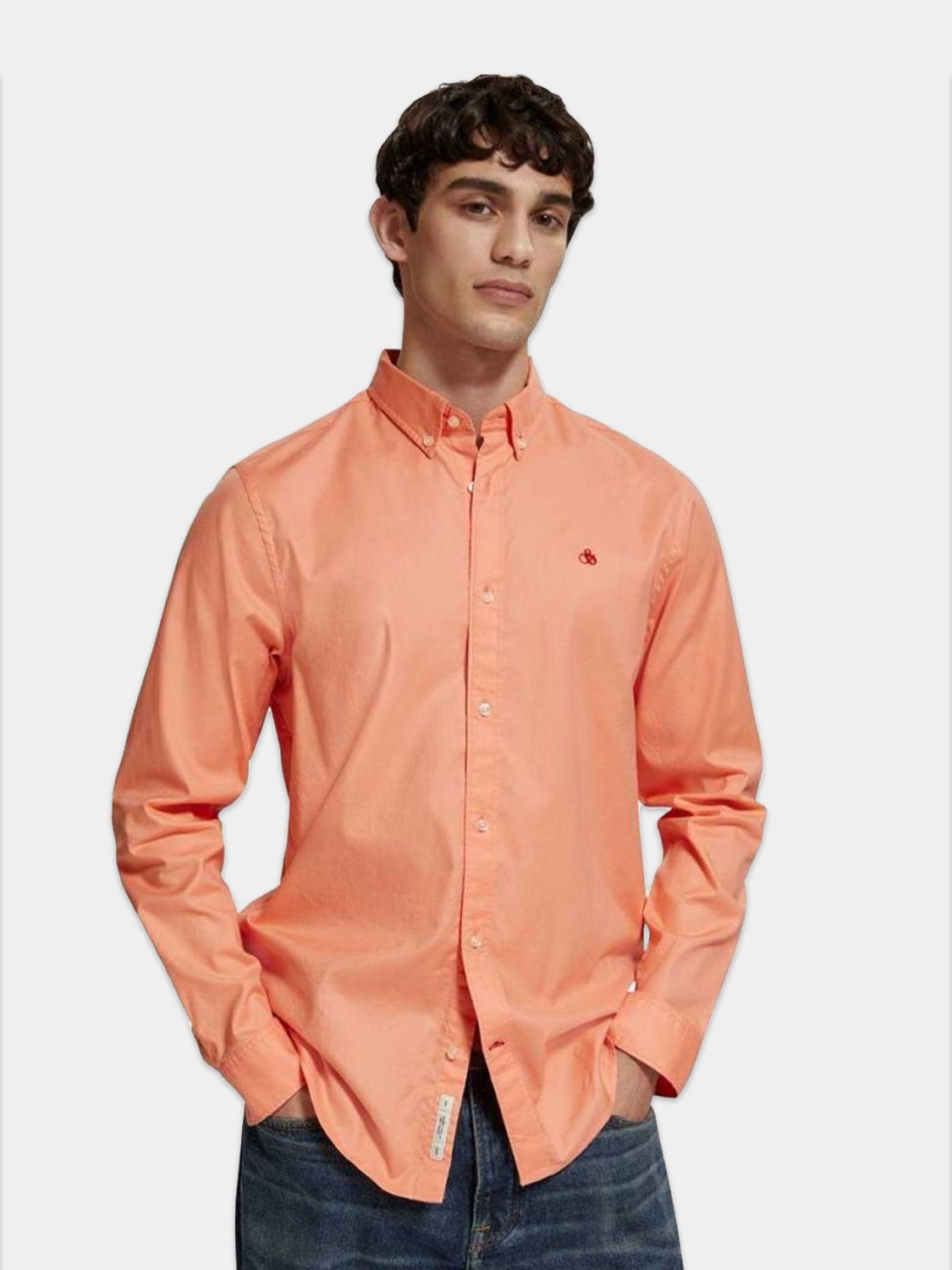Classic solid Oxford shirt - Scotch & Soda AU