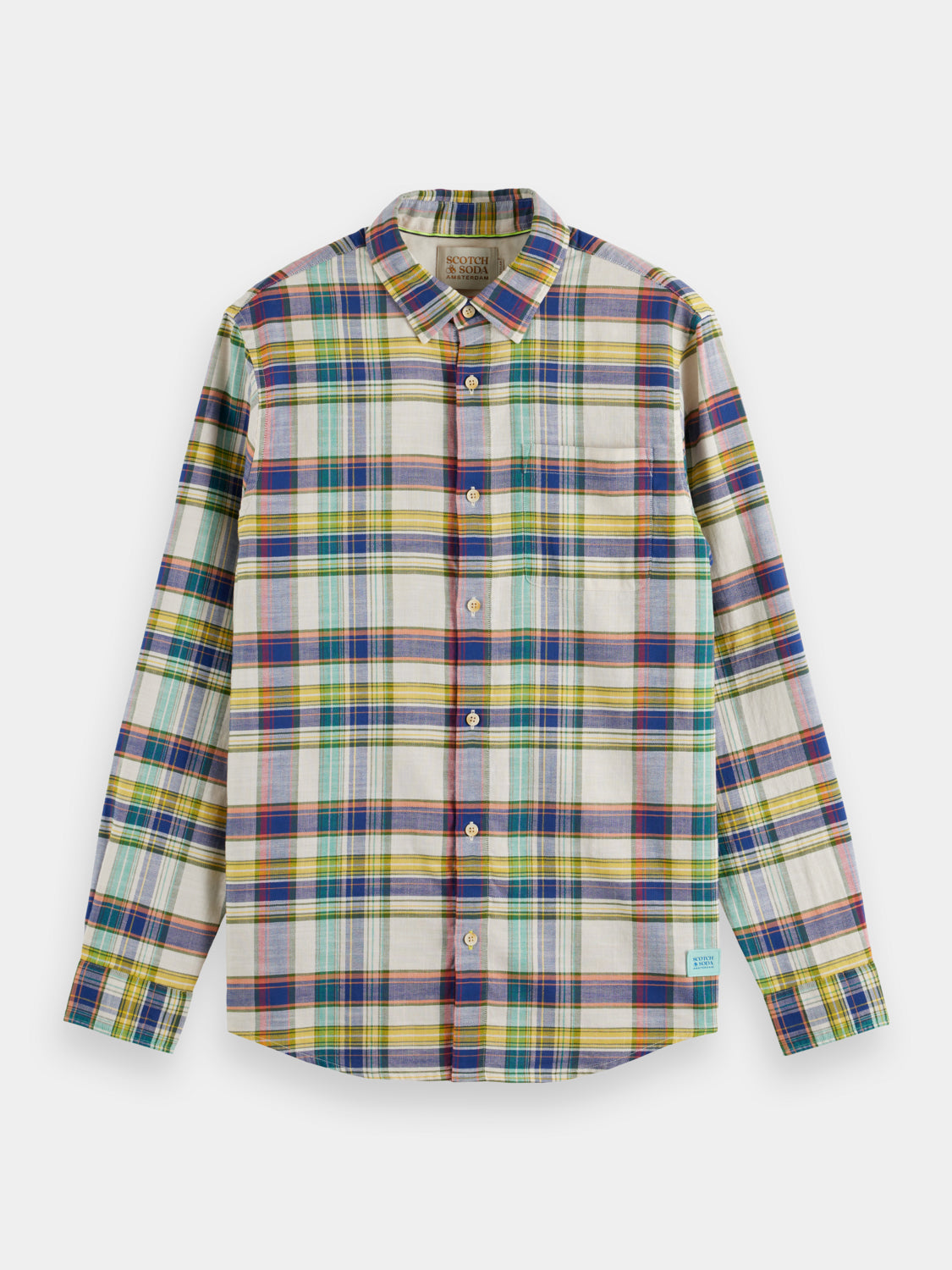 Basket weave check shirt - Scotch & Soda AU