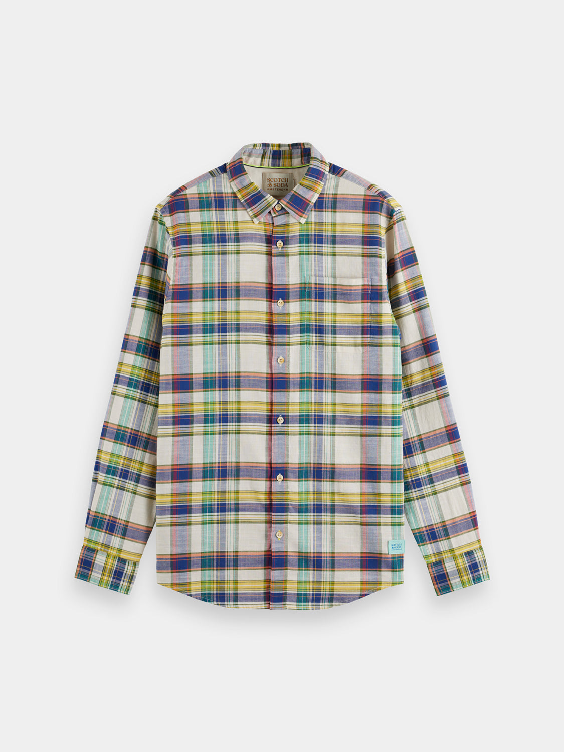 Basket weave check shirt - Scotch & Soda AU