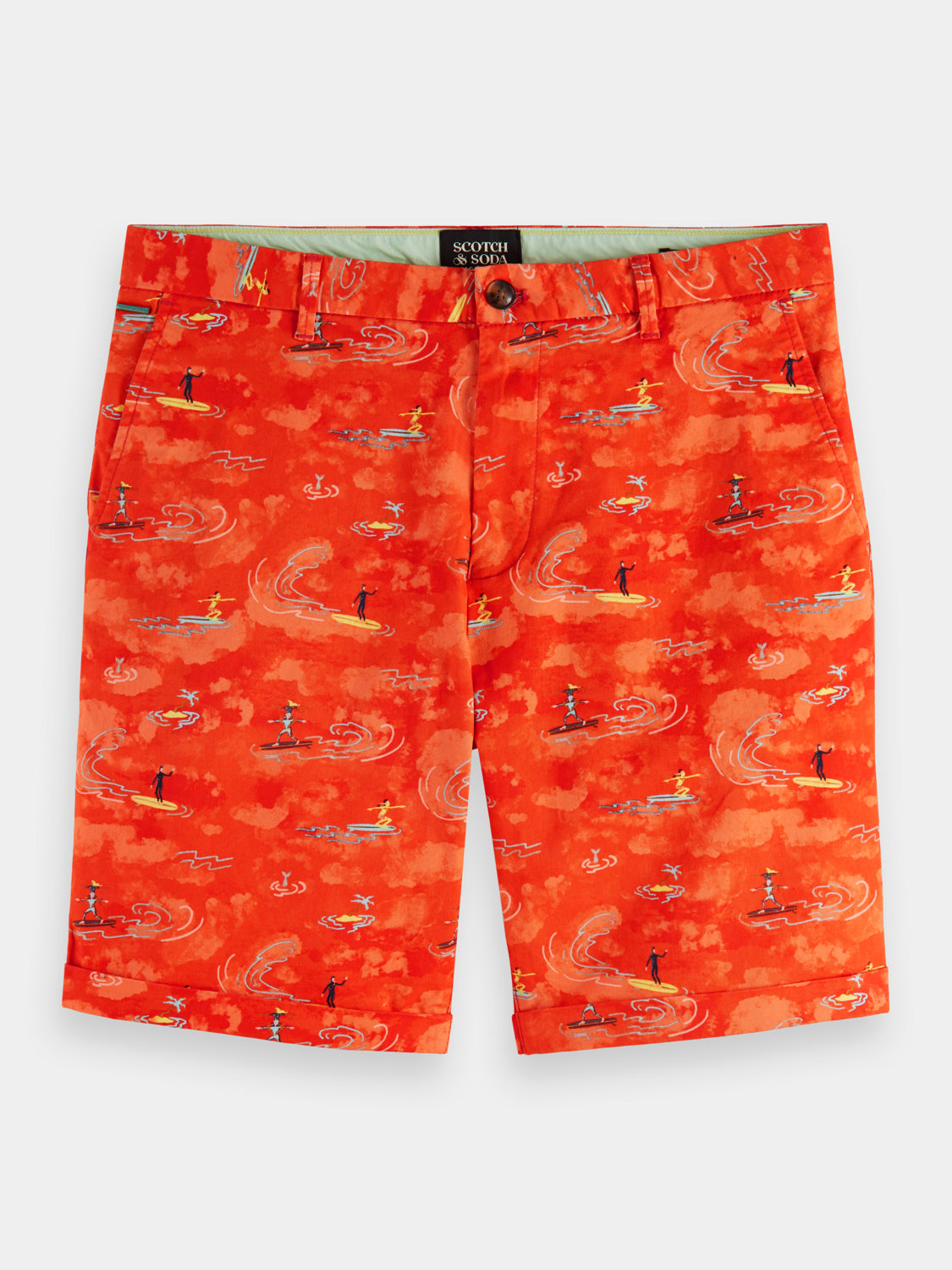 Stuart printed chino shorts - Scotch & Soda AU