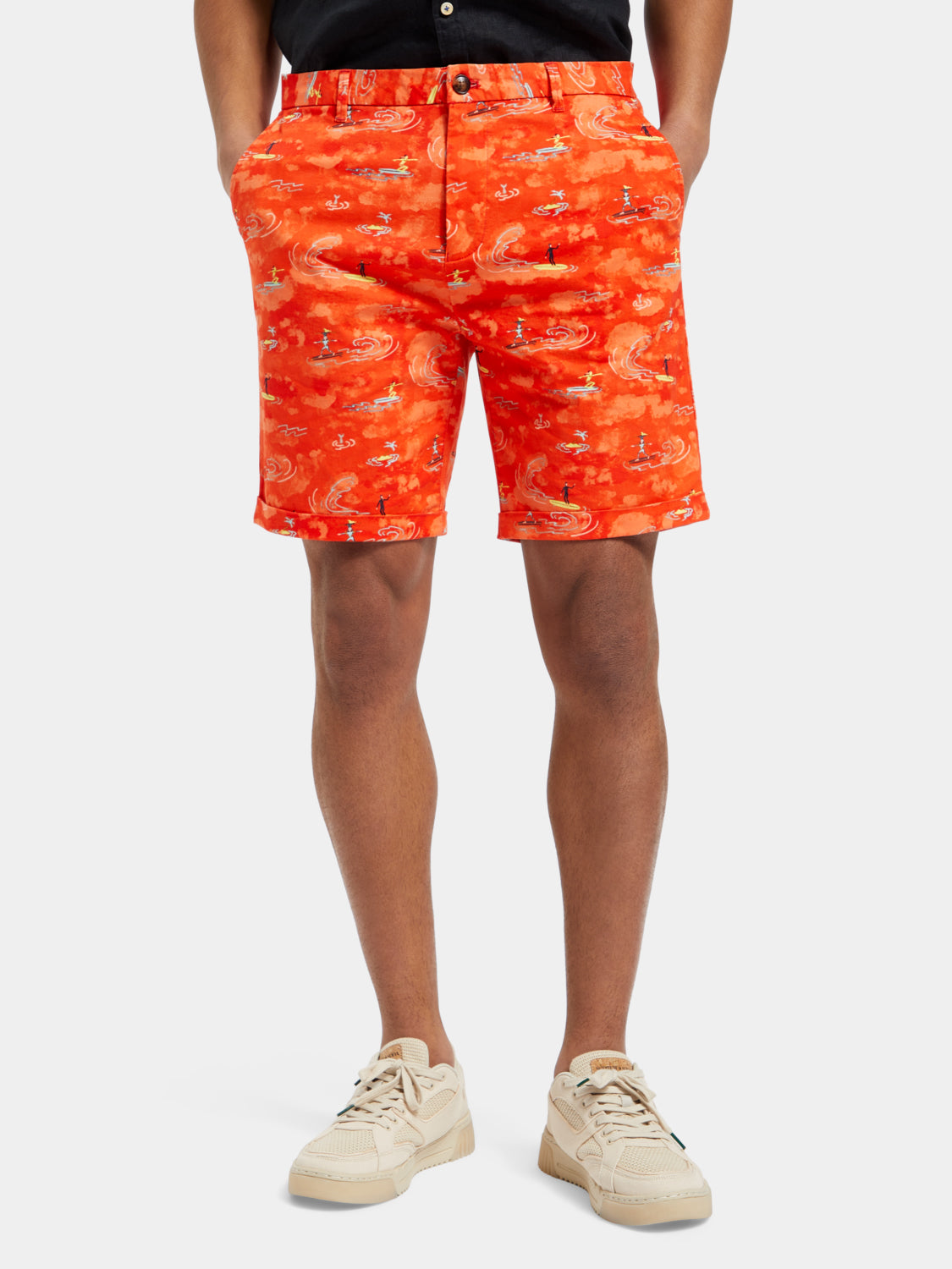 Stuart printed chino shorts - Scotch & Soda AU