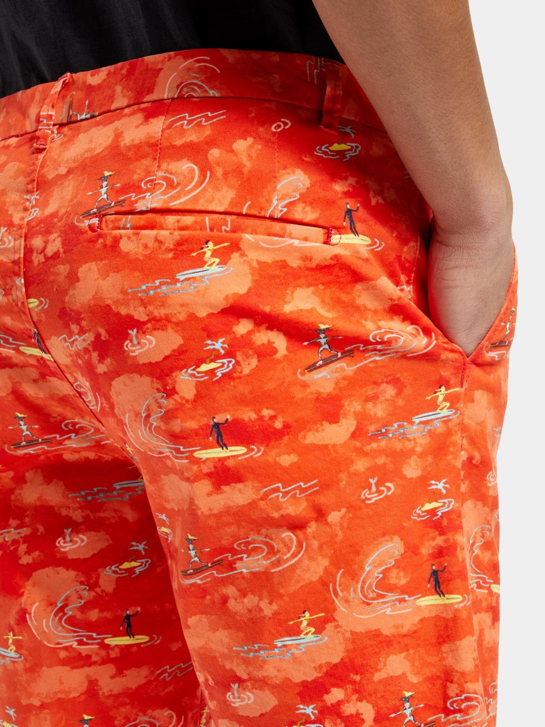 Stuart printed chino shorts - Scotch & Soda AU