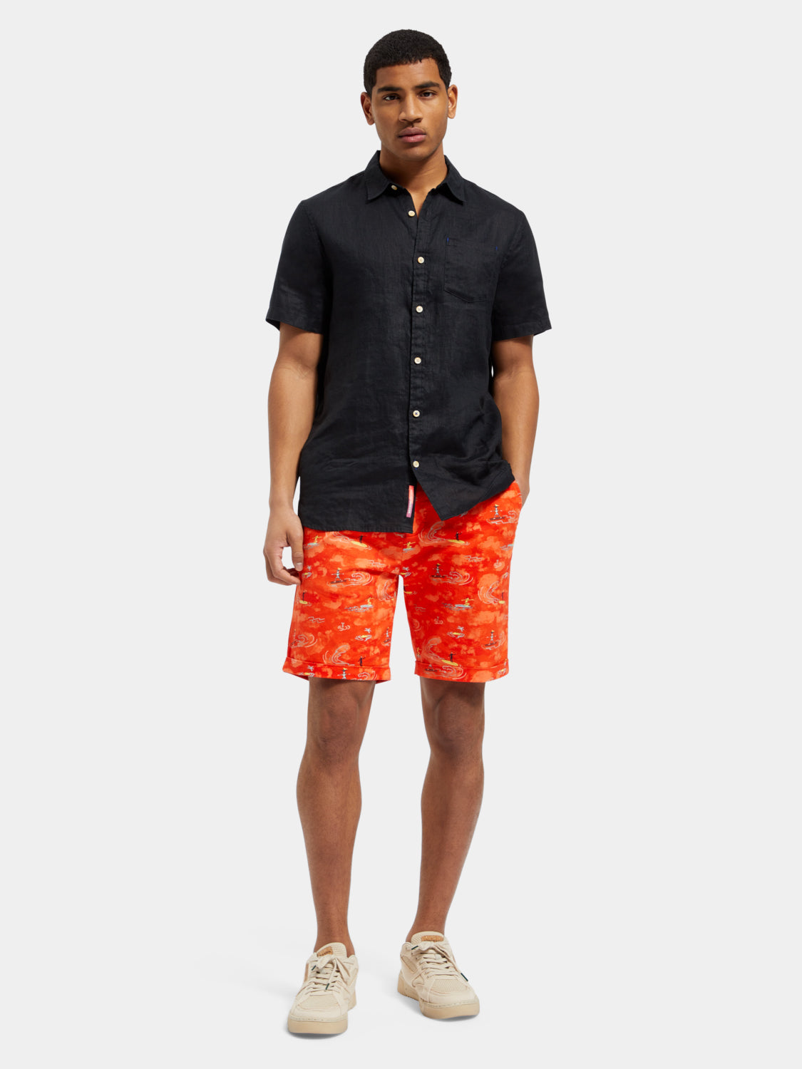 Stuart printed chino shorts - Scotch & Soda AU