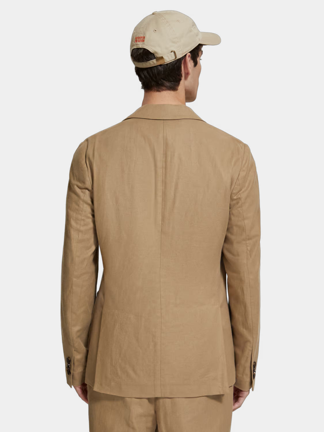 Unconstructed single-breasted twill blazer - Scotch & Soda AU