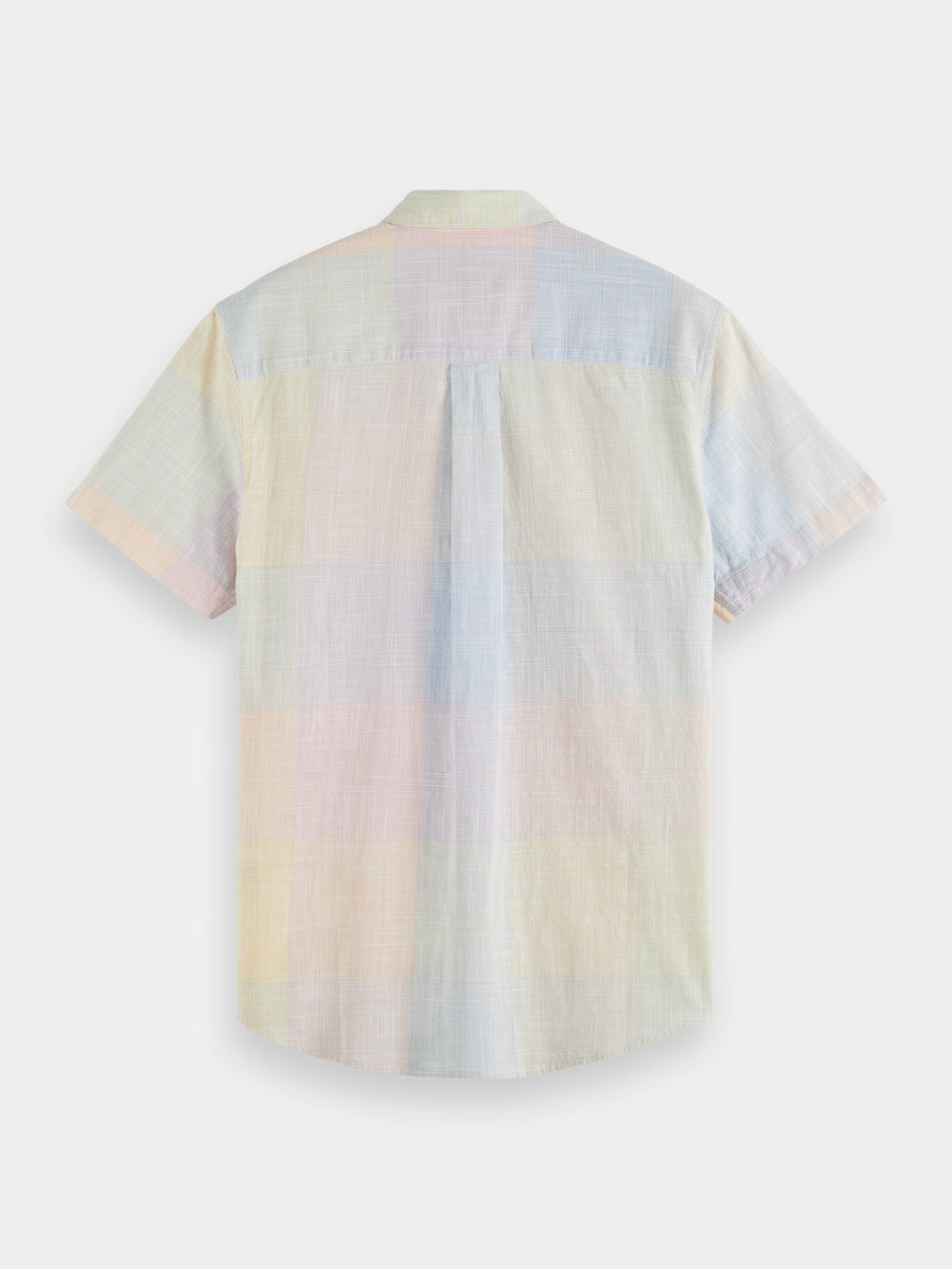 Structured checked short sleeved shirt - Scotch & Soda AU