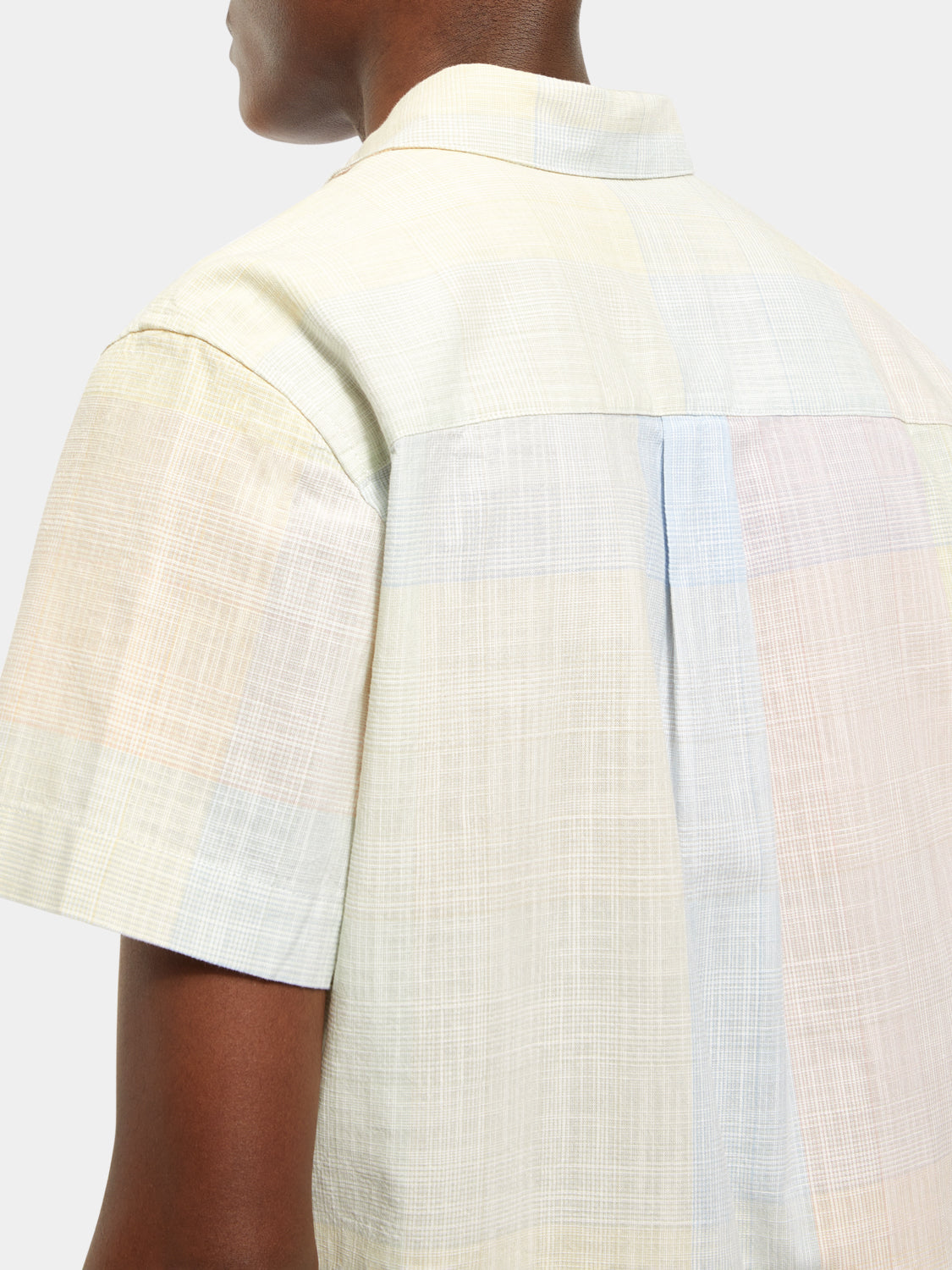 Structured checked short sleeved shirt - Scotch & Soda AU
