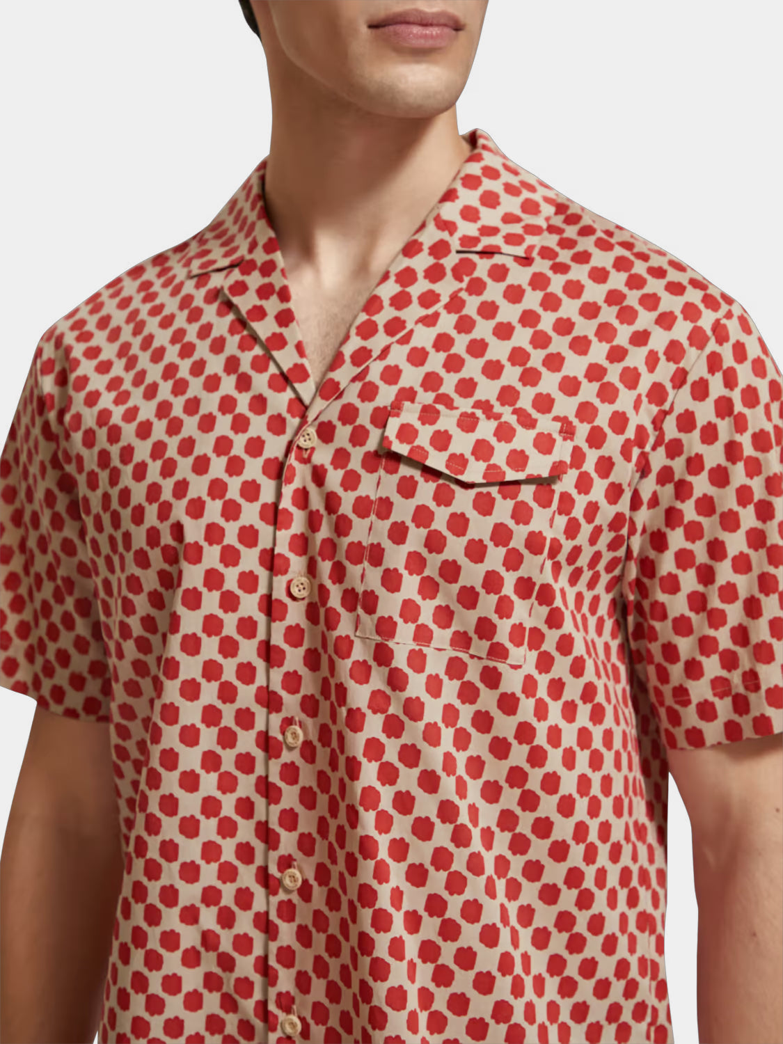 Printed short sleeved shirt - Scotch & Soda AU