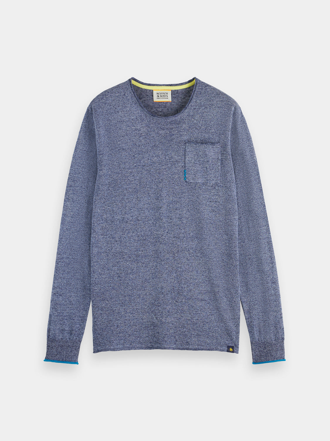 Linen-cotton pullover - Scotch & Soda AU