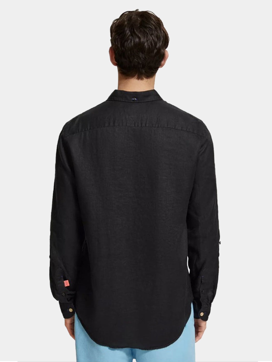 Linen shirt with roll-up sleeves - Scotch & Soda AU