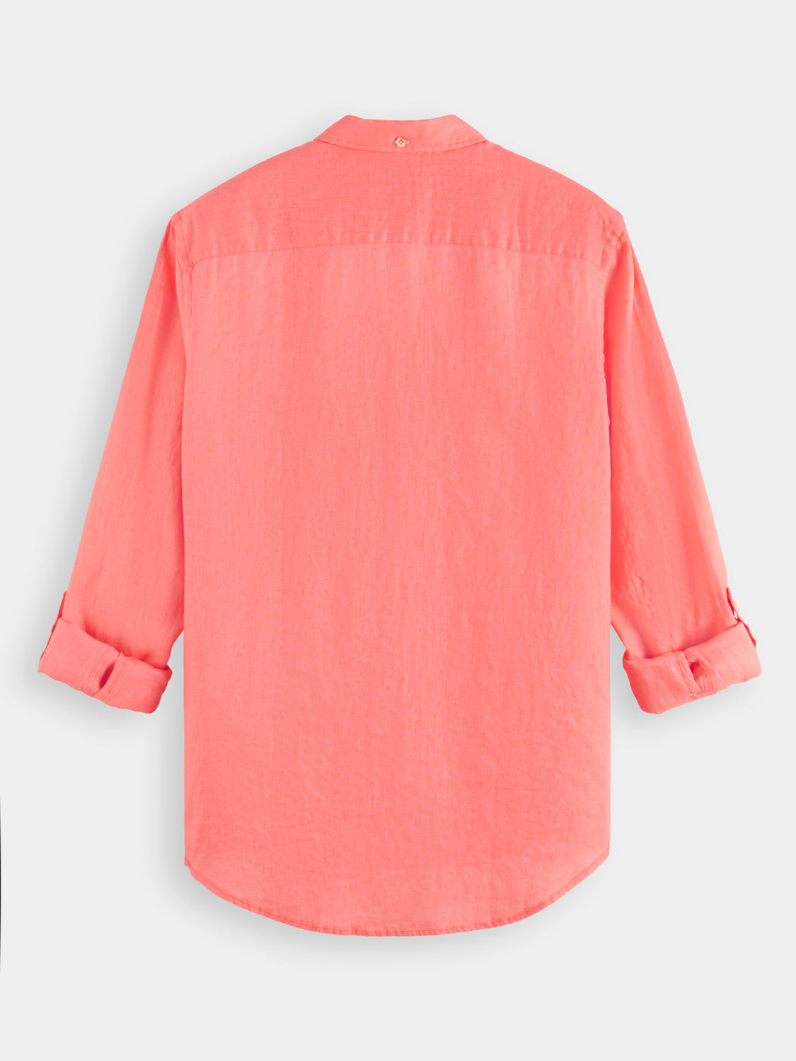 Linen shirt with roll-up sleeves - Scotch & Soda AU