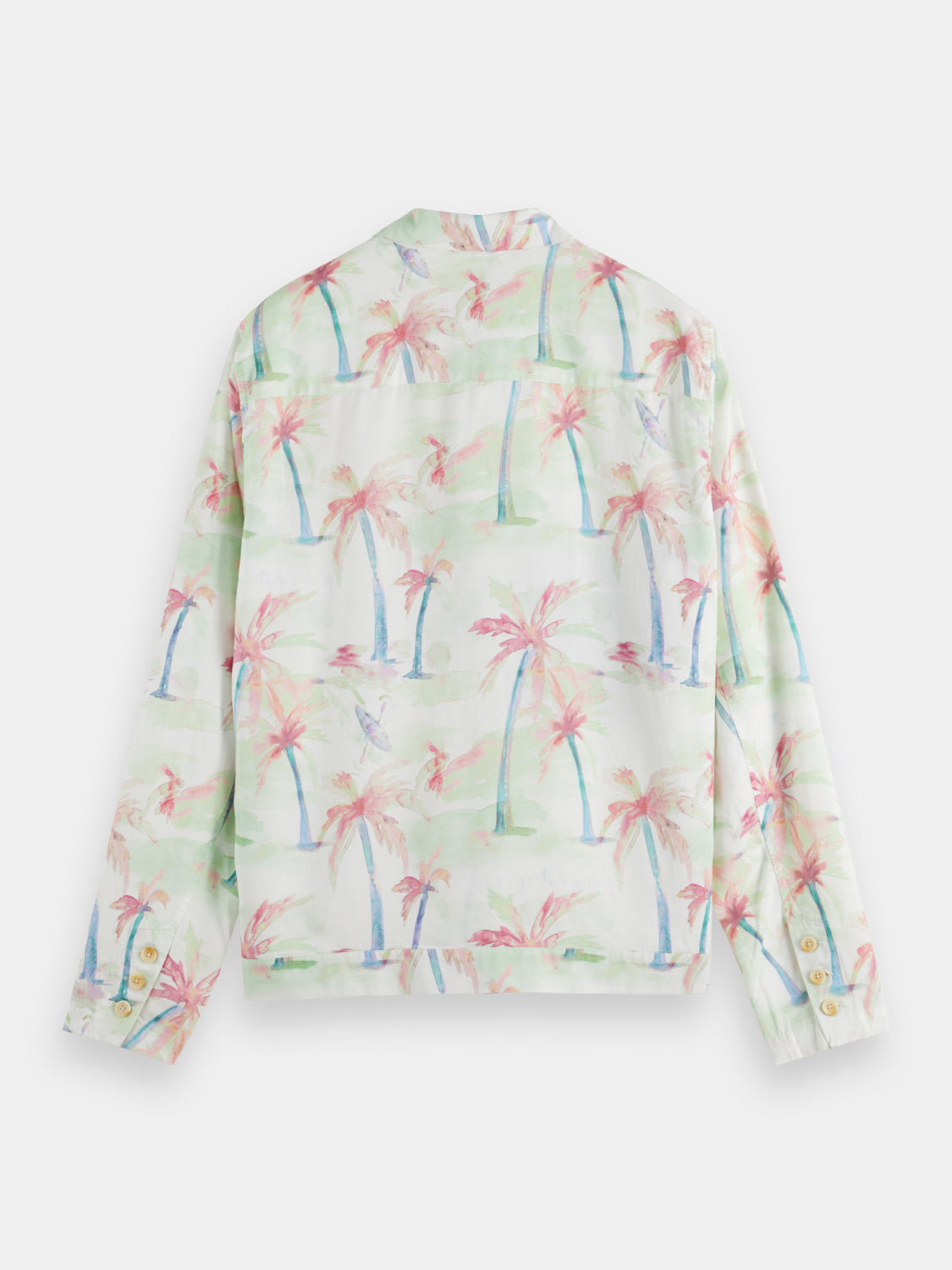 Printed tencel-hemp blouson - Scotch & Soda AU