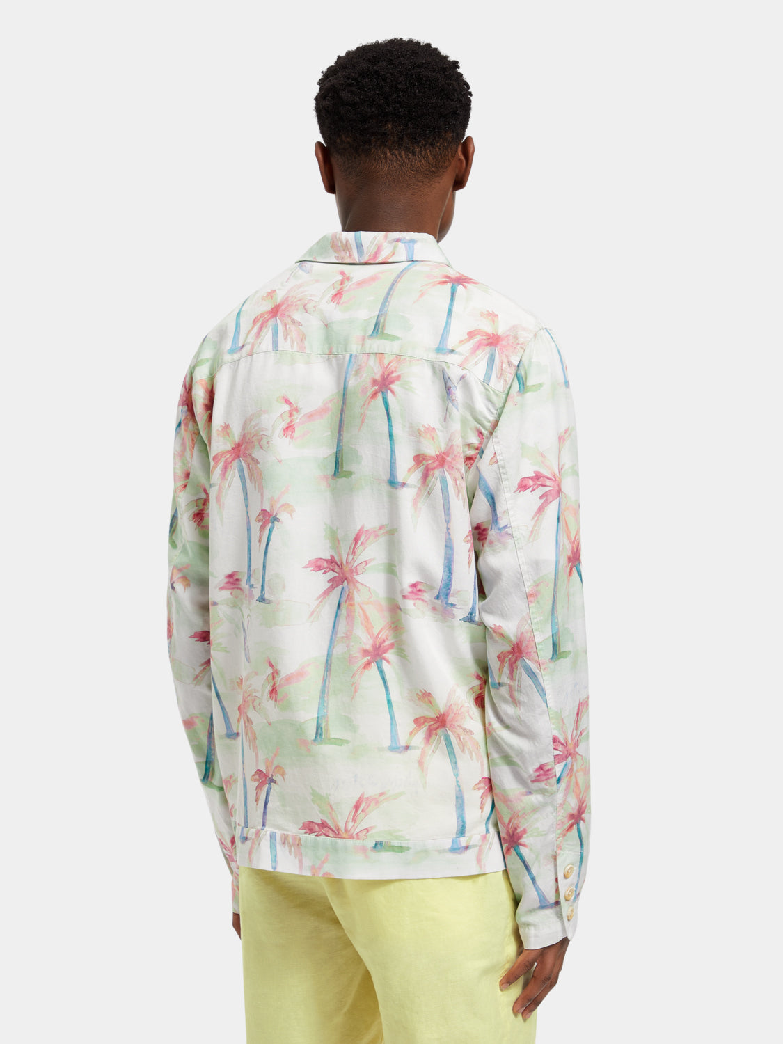 Printed tencel-hemp blouson - Scotch & Soda AU