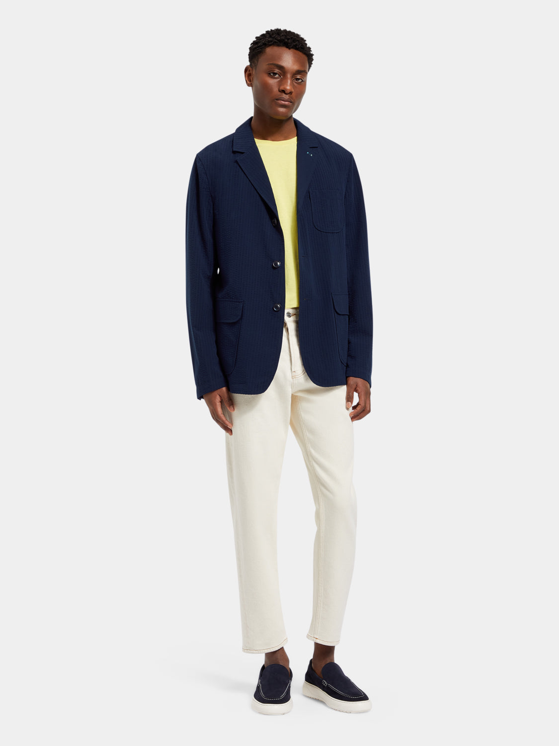 Unconstructed seersucker blazer - Scotch & Soda AU