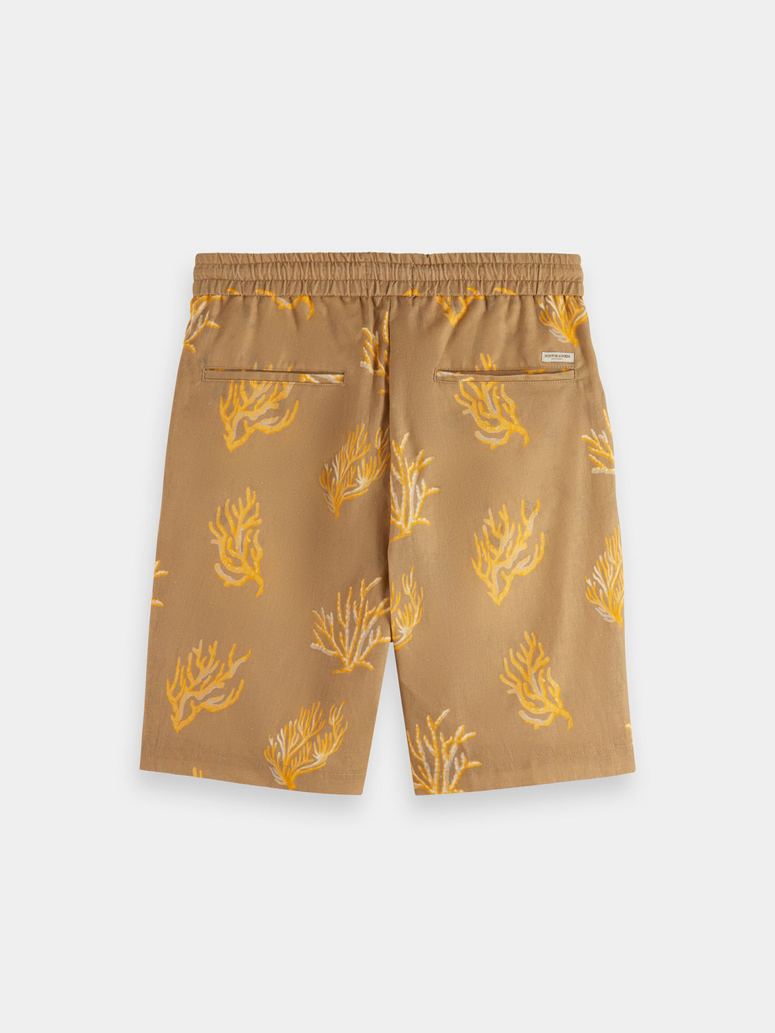 Fave cotton-linen shorts
