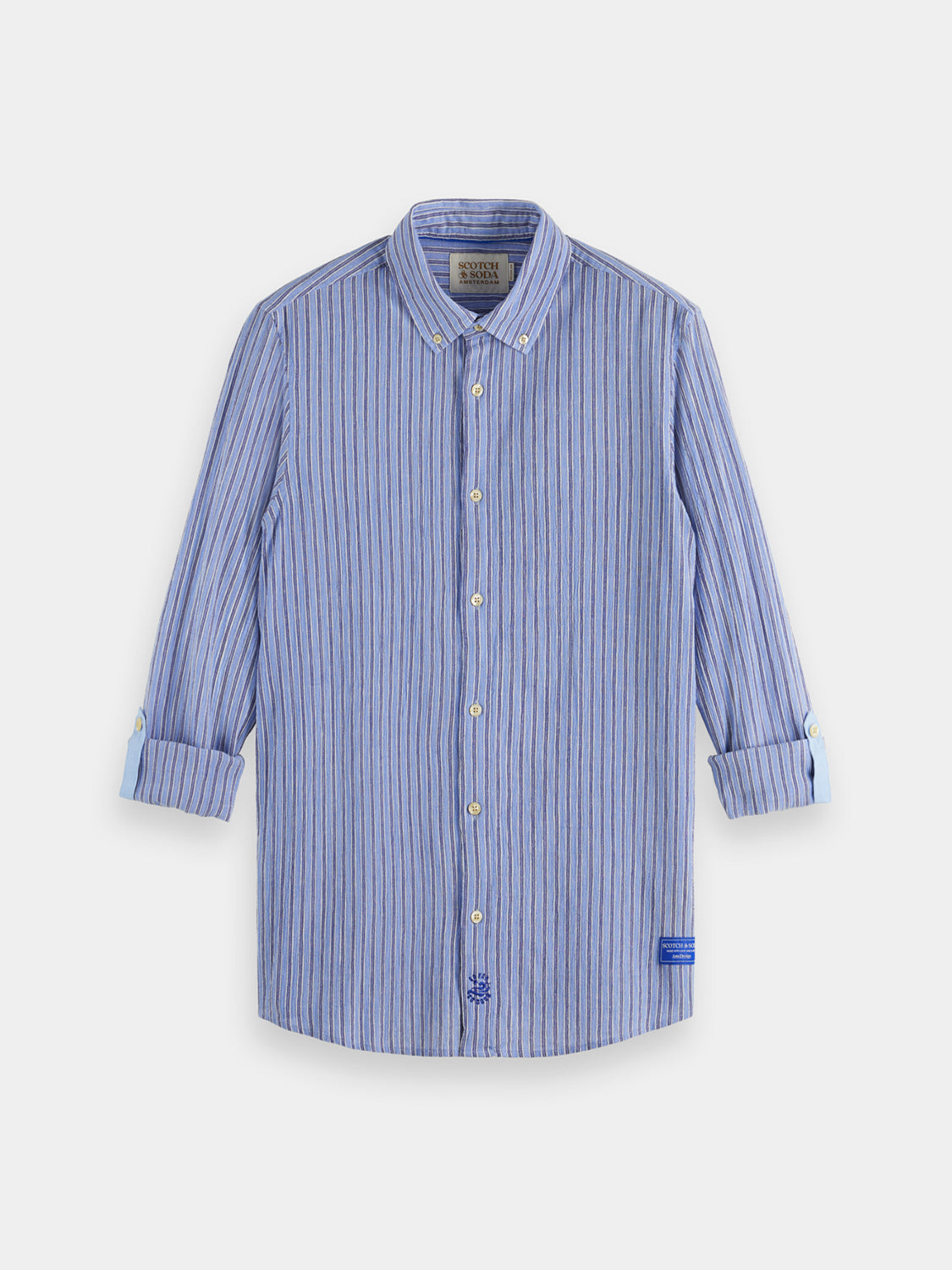 Crinkle striped shirt - Scotch & Soda AU