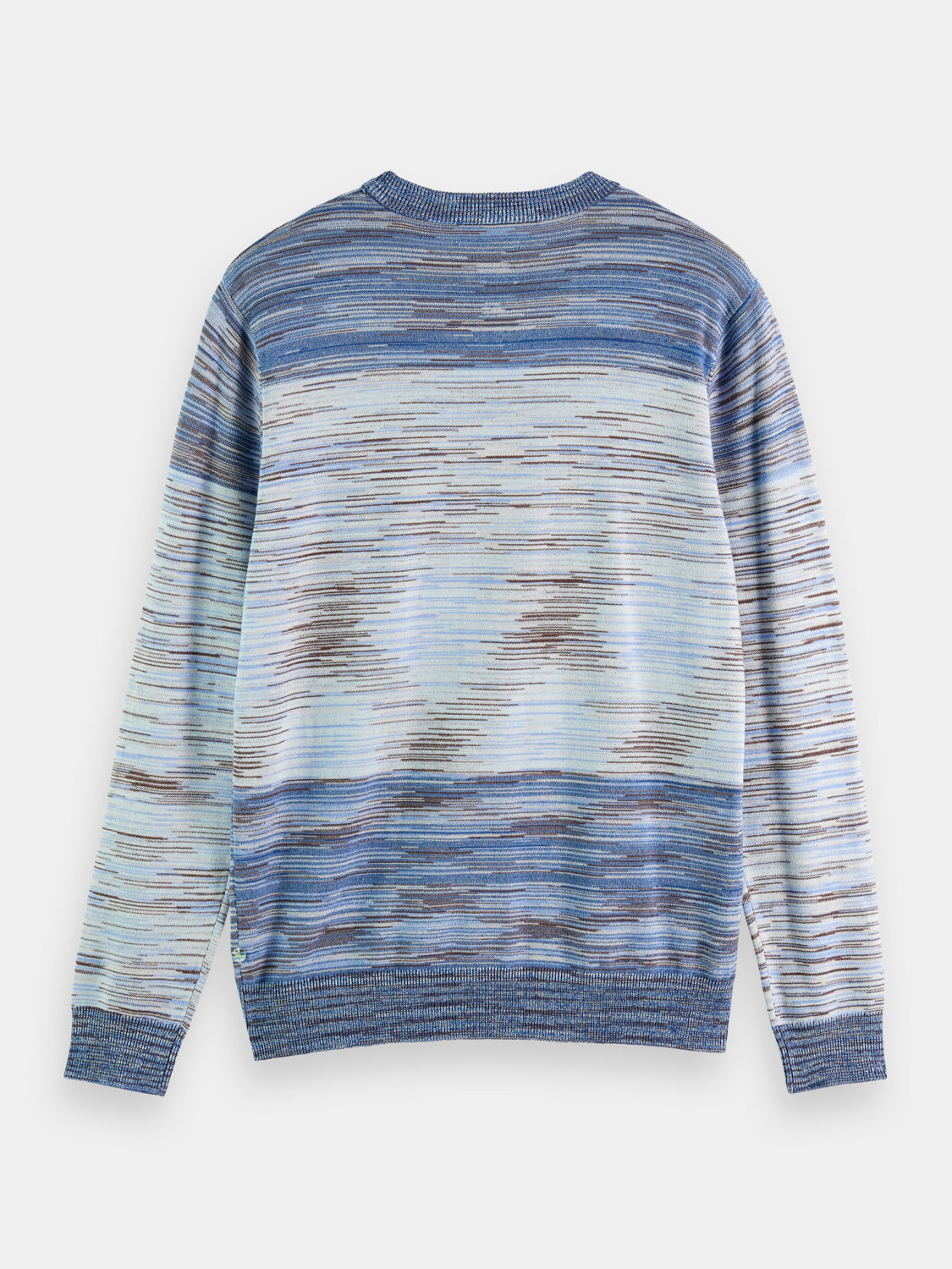 Gradient stripe crewneck sweater - Scotch & Soda AU