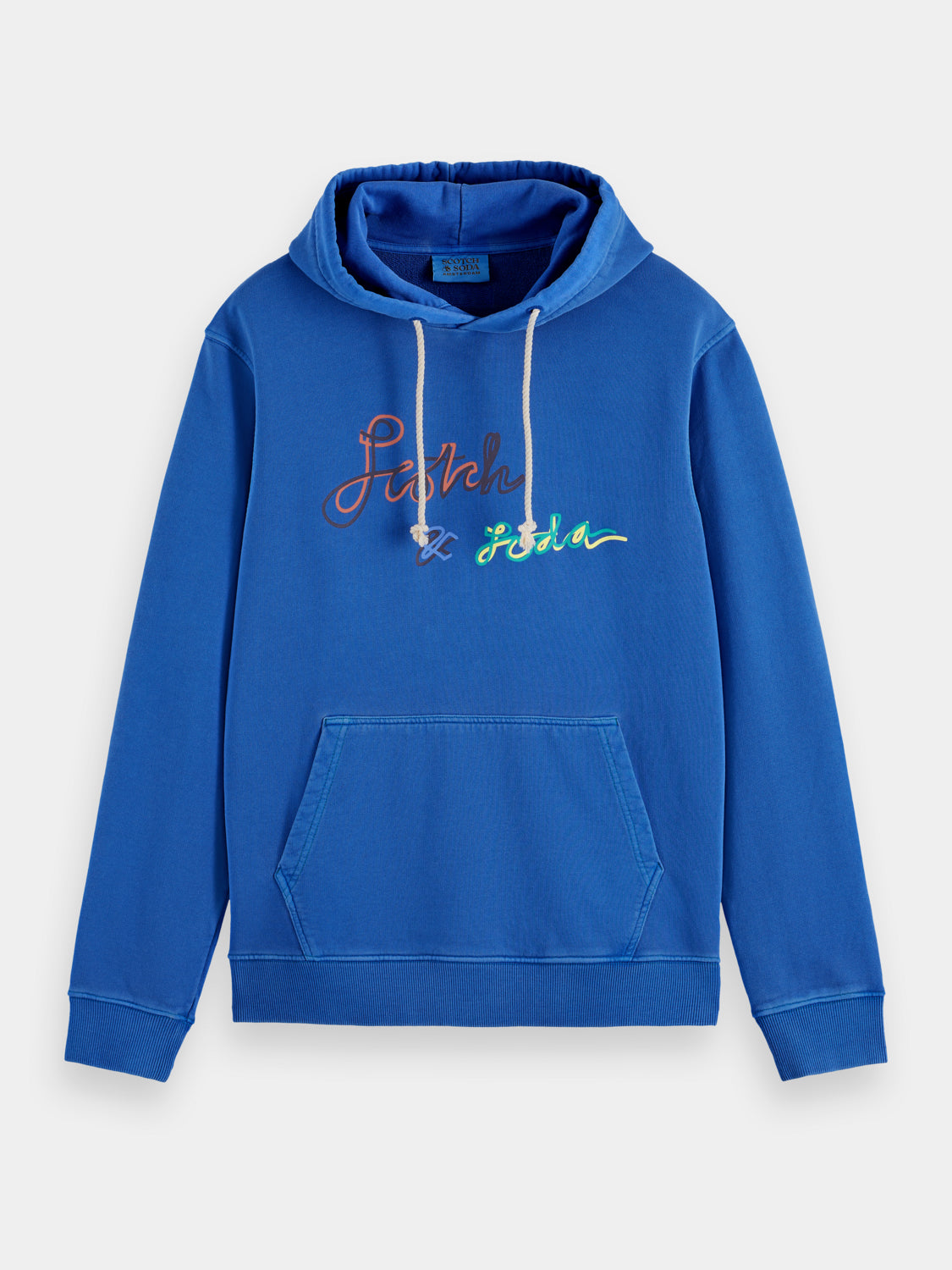 Garment-dyed artwork hoodie - Scotch & Soda AU