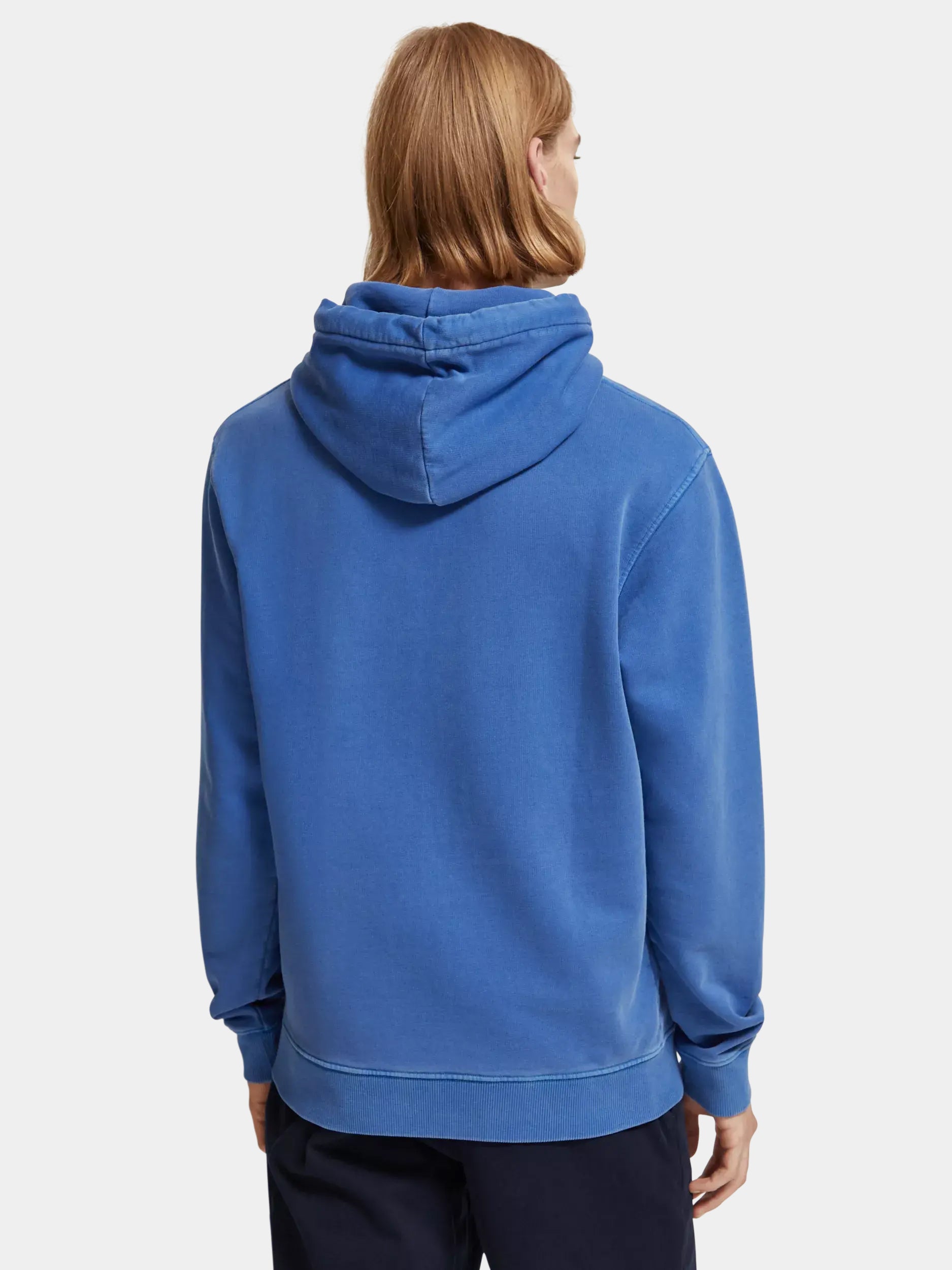 Garment-dyed artwork hoodie - Scotch & Soda AU