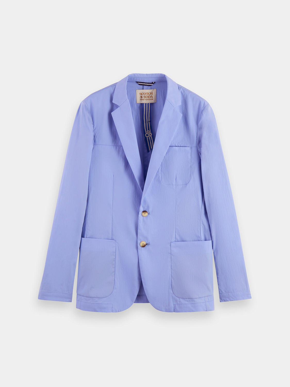Unconstructed poplin blazer - Scotch & Soda AU