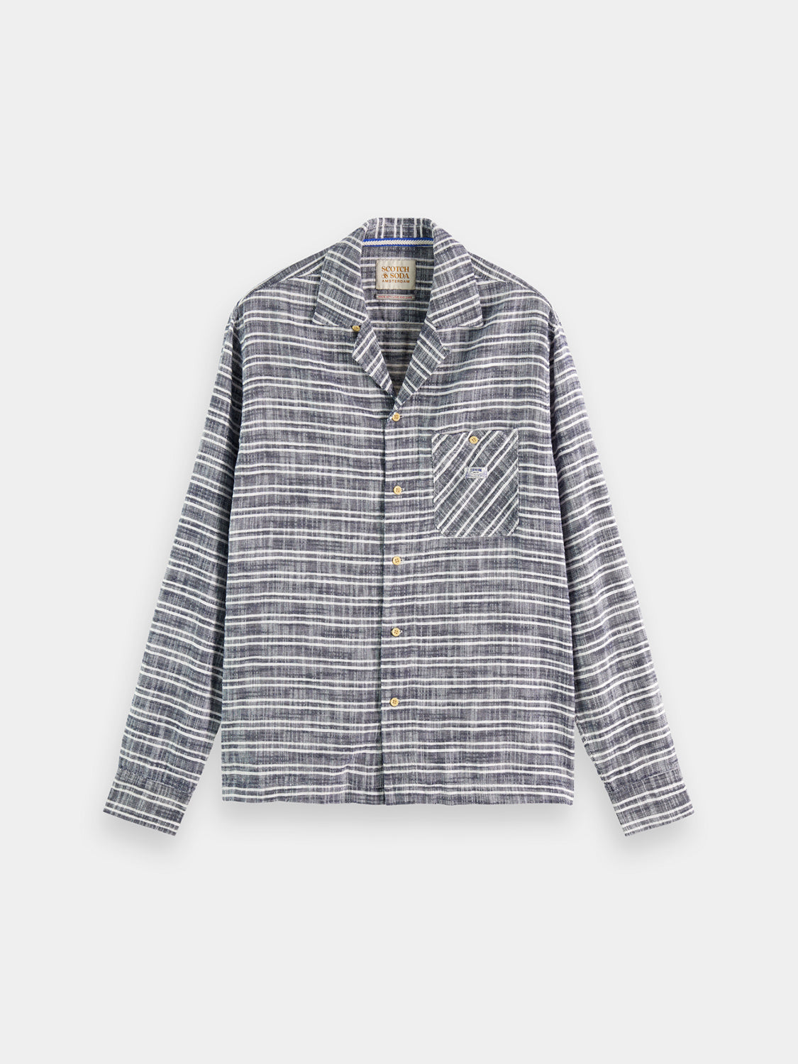 Structured basket-woven shirt - Scotch & Soda AU