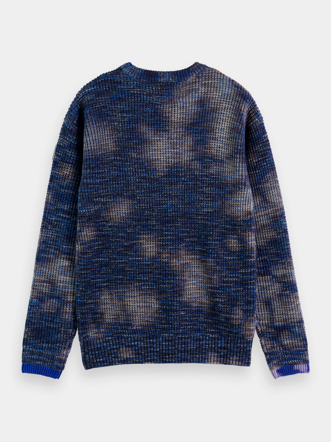 Waffle-knitted melange pullover - Scotch & Soda AU