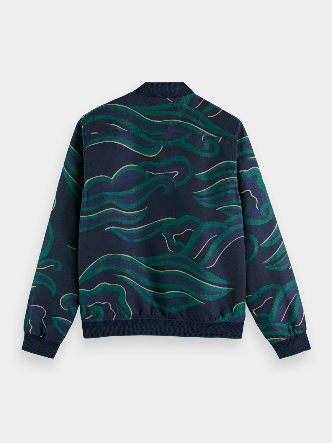 Lightweight jacquard bomber jacket - Scotch & Soda AU