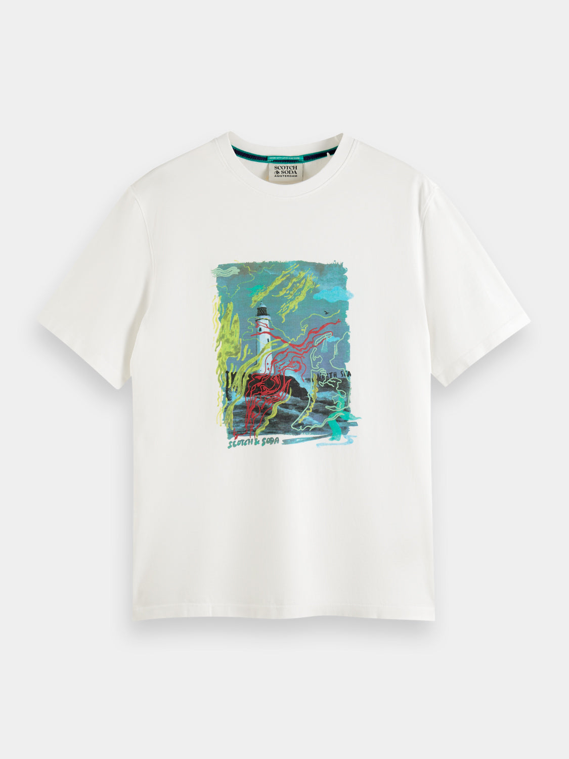 Regular-fit artwork t-shirt - Scotch & Soda AU