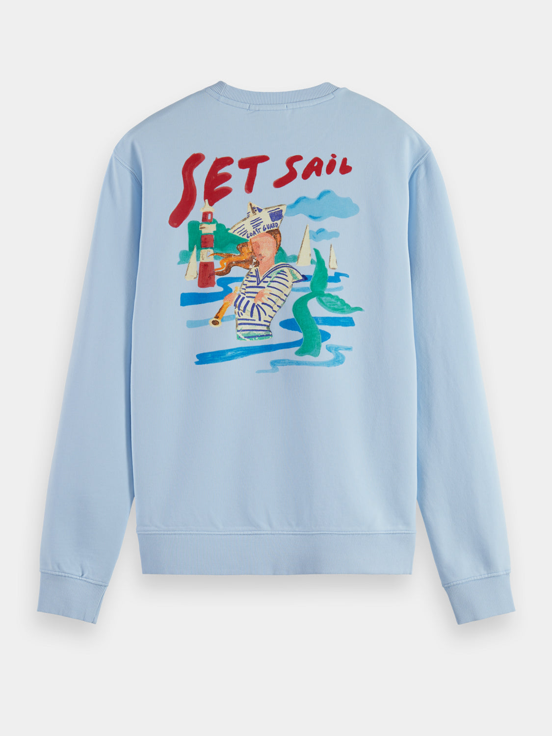 Regular-fit graphic sweatshirt - Scotch & Soda AU